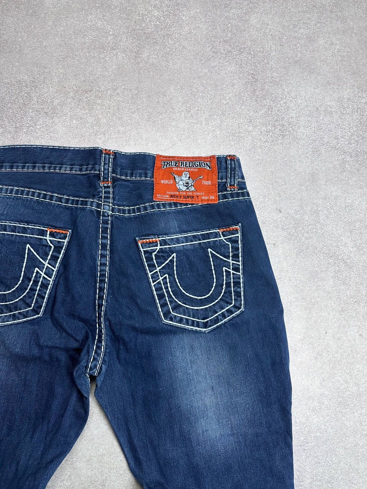 True Religion Vintage True Religion Baggy Ricky Super T Baggy Jeans 34 Size US 34 / EU 50 - 4 Thumbnail