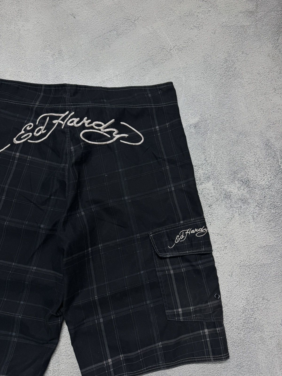 Ed Hardy Vintage Y2k Ed Hardy Skull ☠️ Shorts 00’s Size US 36 / EU 52 - 7 Thumbnail