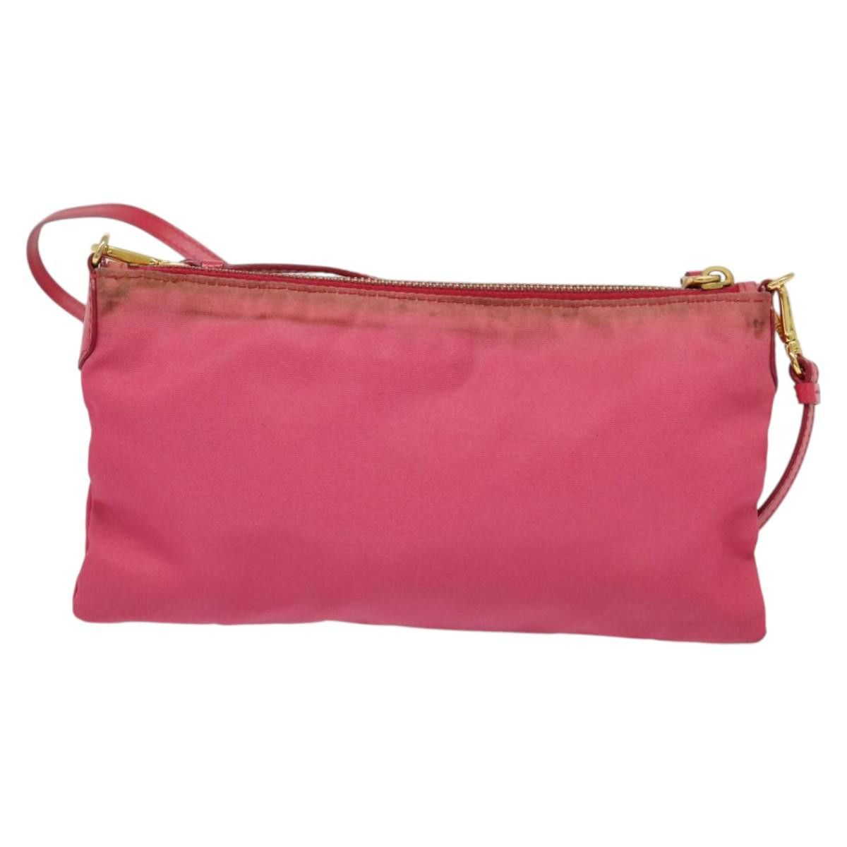 Prada PRADA Shoulder Bag Nylon Pink Gold Size ONE SIZE - 3 Thumbnail