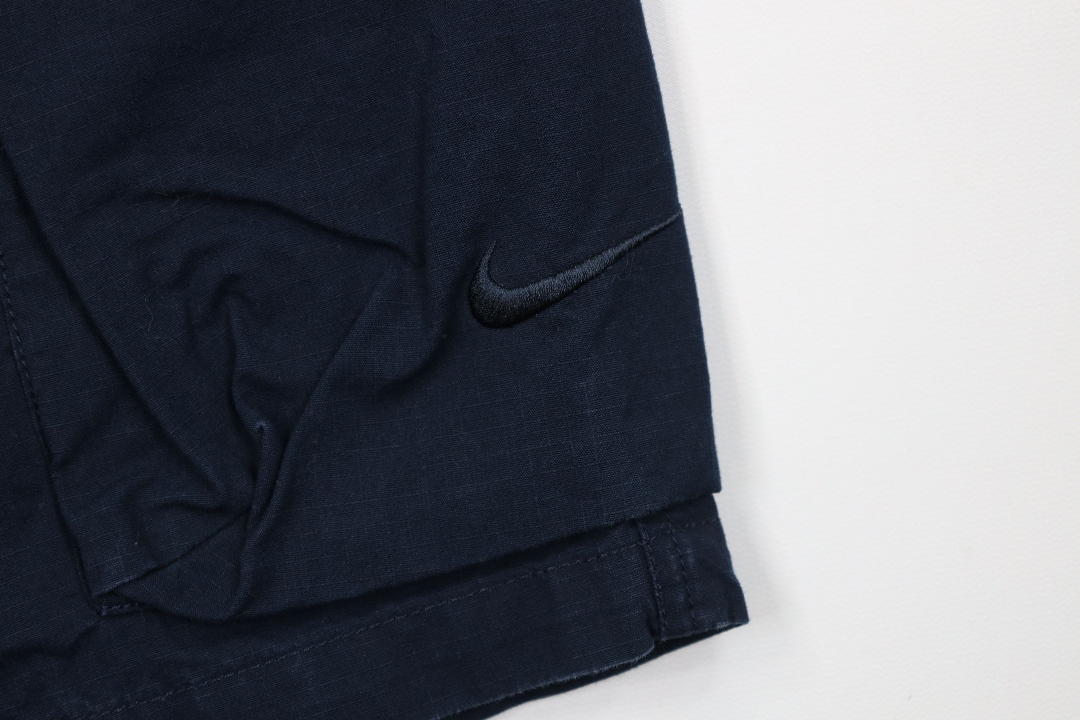 Nike Vintage Nike Scott Mini Swoosh Ripstop Cargo Shorts Blue Size US 30 / EU 46 - 5 Thumbnail