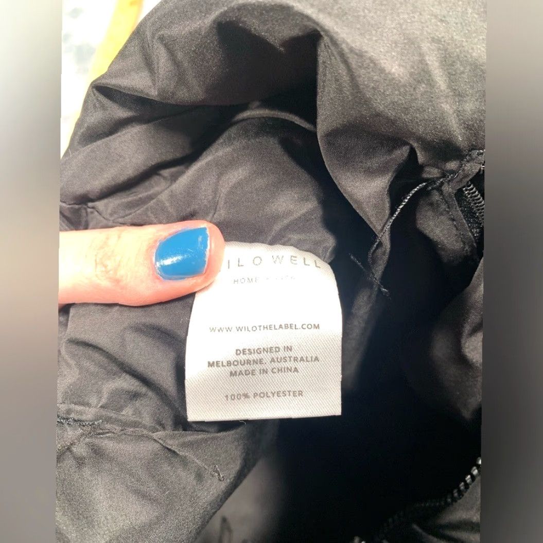 Vintage Wilo The Label Bag Puffer Black Gym Bag Size ONE SIZE - 7 Thumbnail