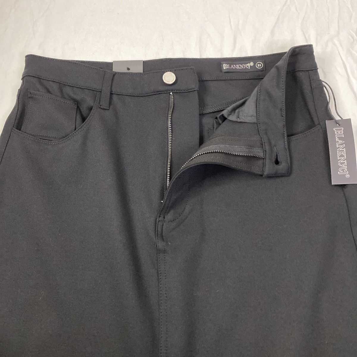 BLANKNYC BLANKNYC Women's Black Maxi Skirt Slit Pockets Sz 31 NWT Size 31" - 4 Thumbnail