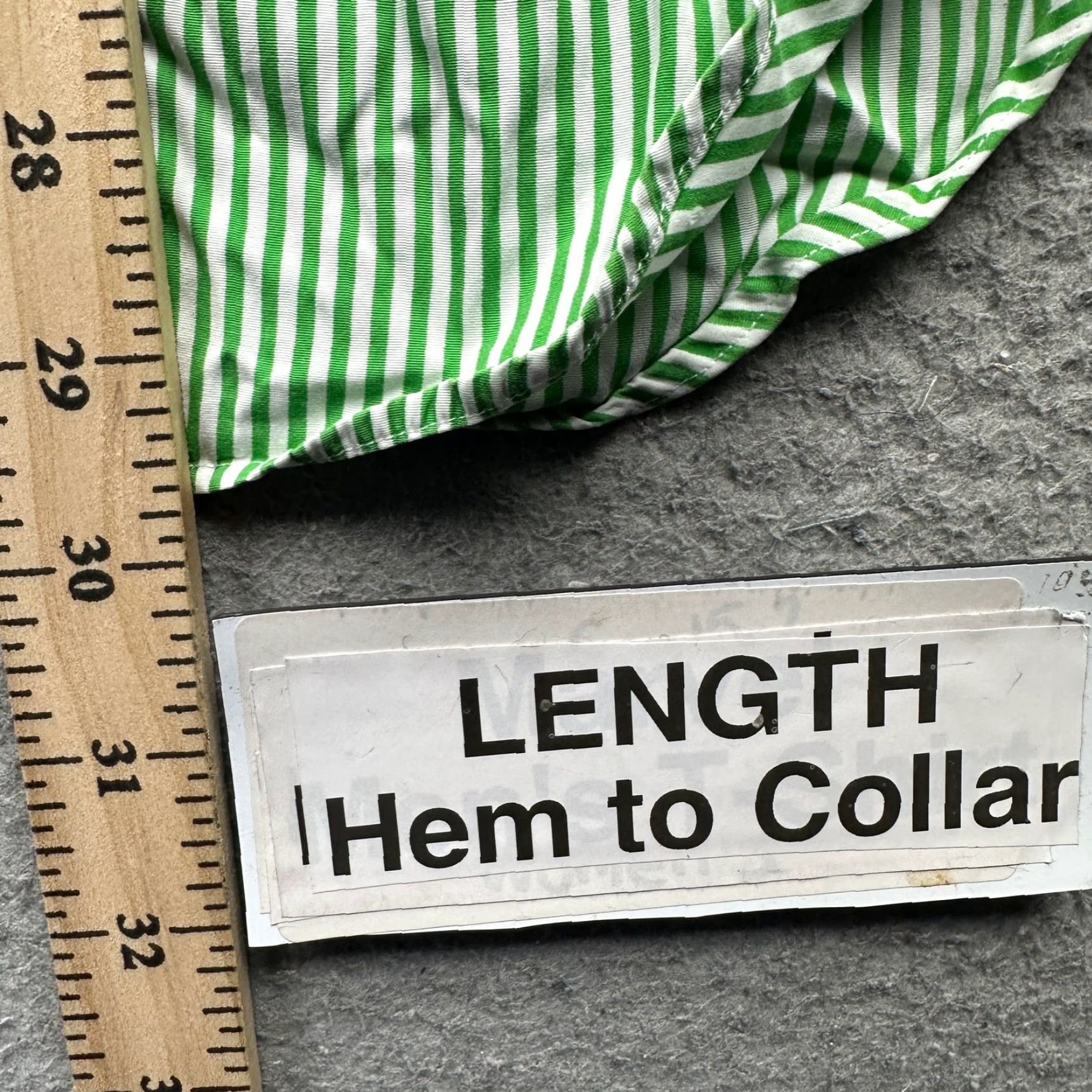 Polo Ralph Lauren VINTAGE Polo Ralph Lauren Green Striped Long Sleeve Button Shirt Mens Medium Size US M / EU 48-50 / 2 - 6 Thumbnail