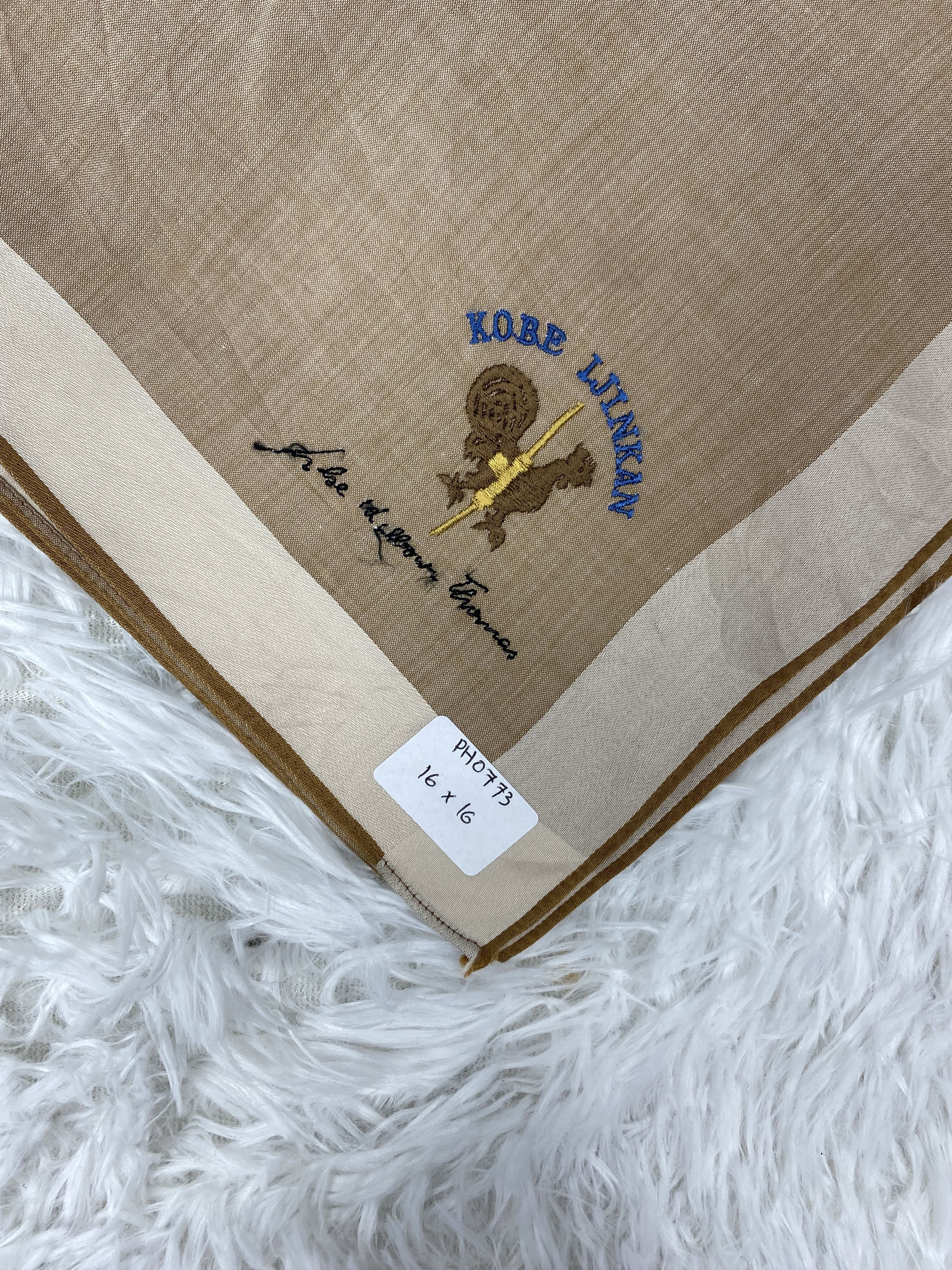 Japanese Brand × Vintage Vintage Kobe Ijinkan Handkerchief Neckerchief PH0773 Size ONE SIZE - 2 Thumbnail