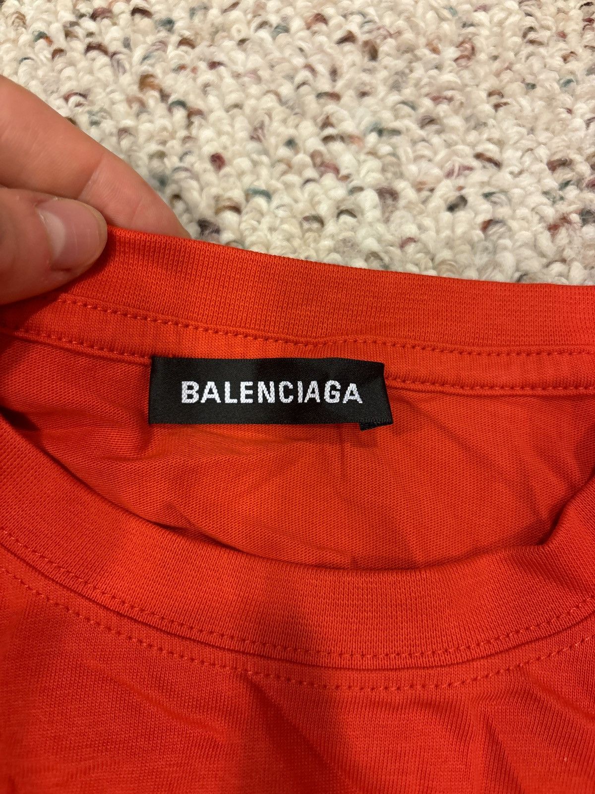 Balenciaga Balenciaga Red Campaign Logo Tee Size US XL / EU 56 / 4 - 3 Thumbnail