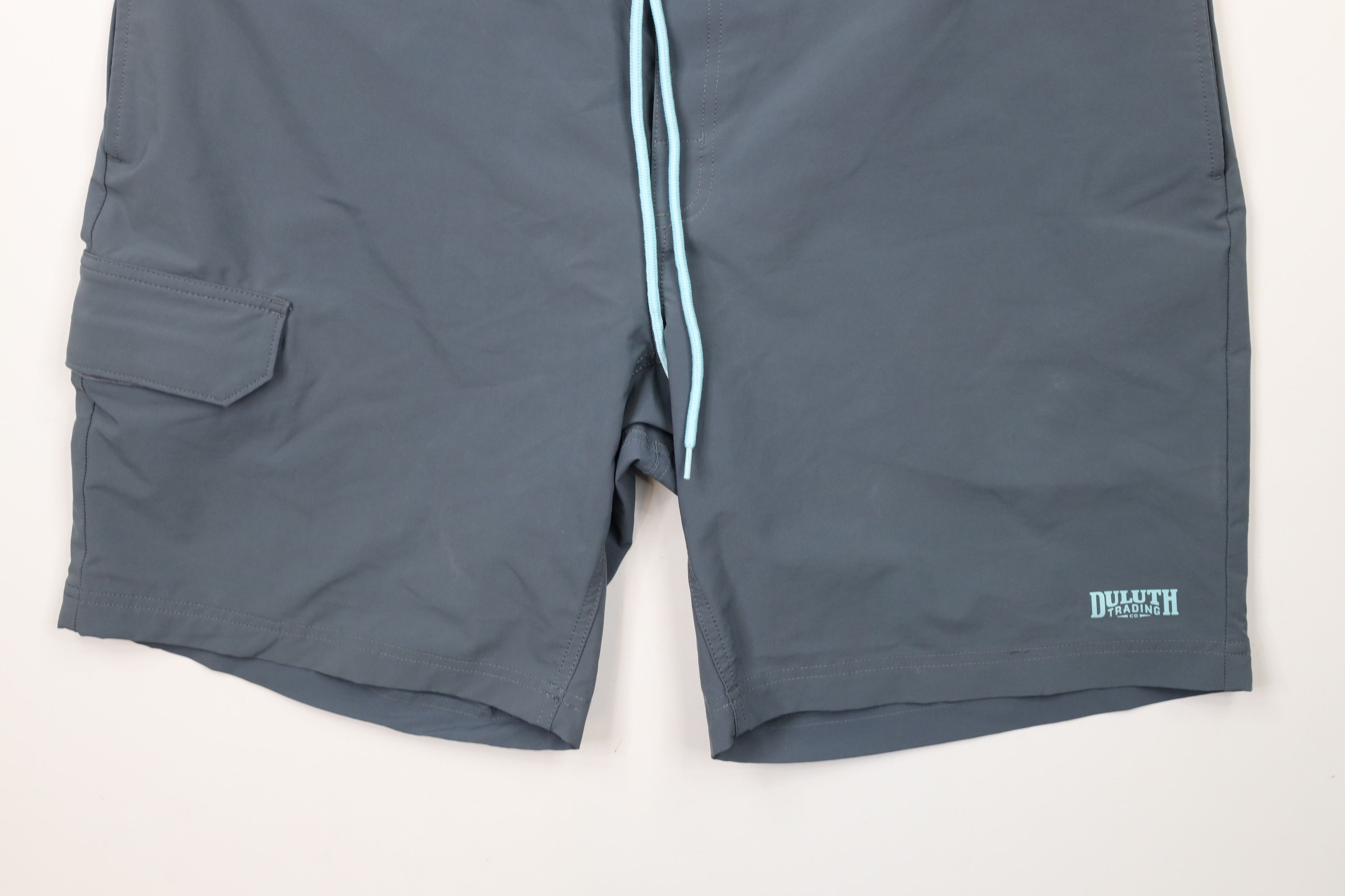 Duluth Trading Company × Vintage Duluth Trading Co Bull Moose Swim Board Shorts Gray Size US 40 / EU 56 - 4 Thumbnail