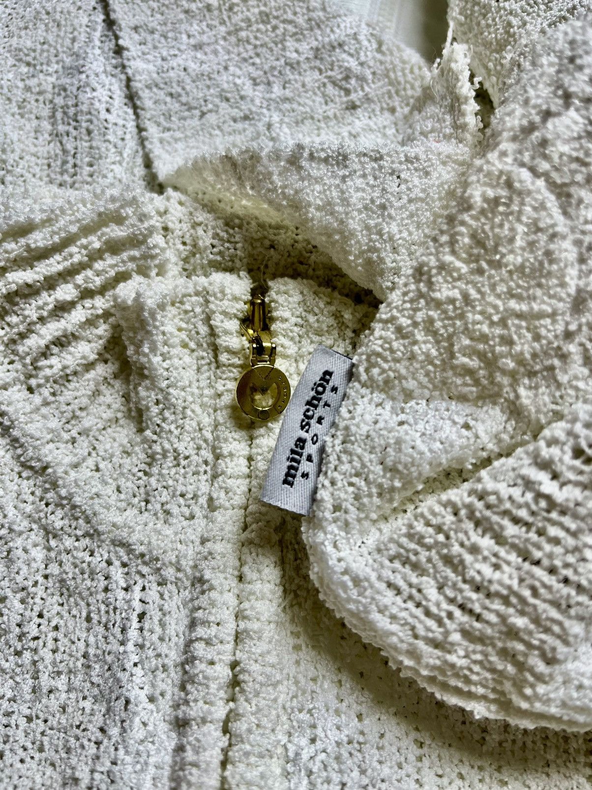 Mila Schon Mila Schon Sport Zipper Knitting Cardigan Size L / US 10 / IT 46 - 3 Thumbnail