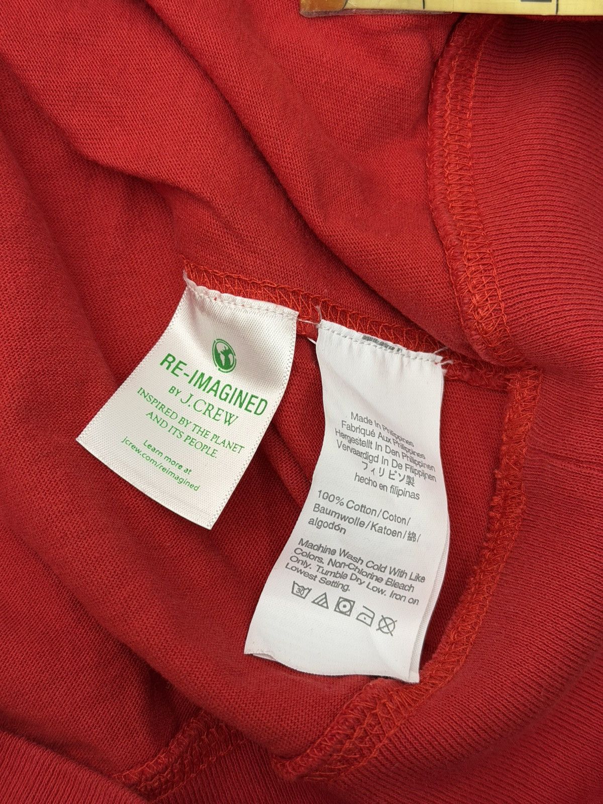 J.Crew J Crew Hoodie Garment Dyed Red Size Small Slub New w/o Tags Size US S / EU 44-46 / 1 - 6 Thumbnail