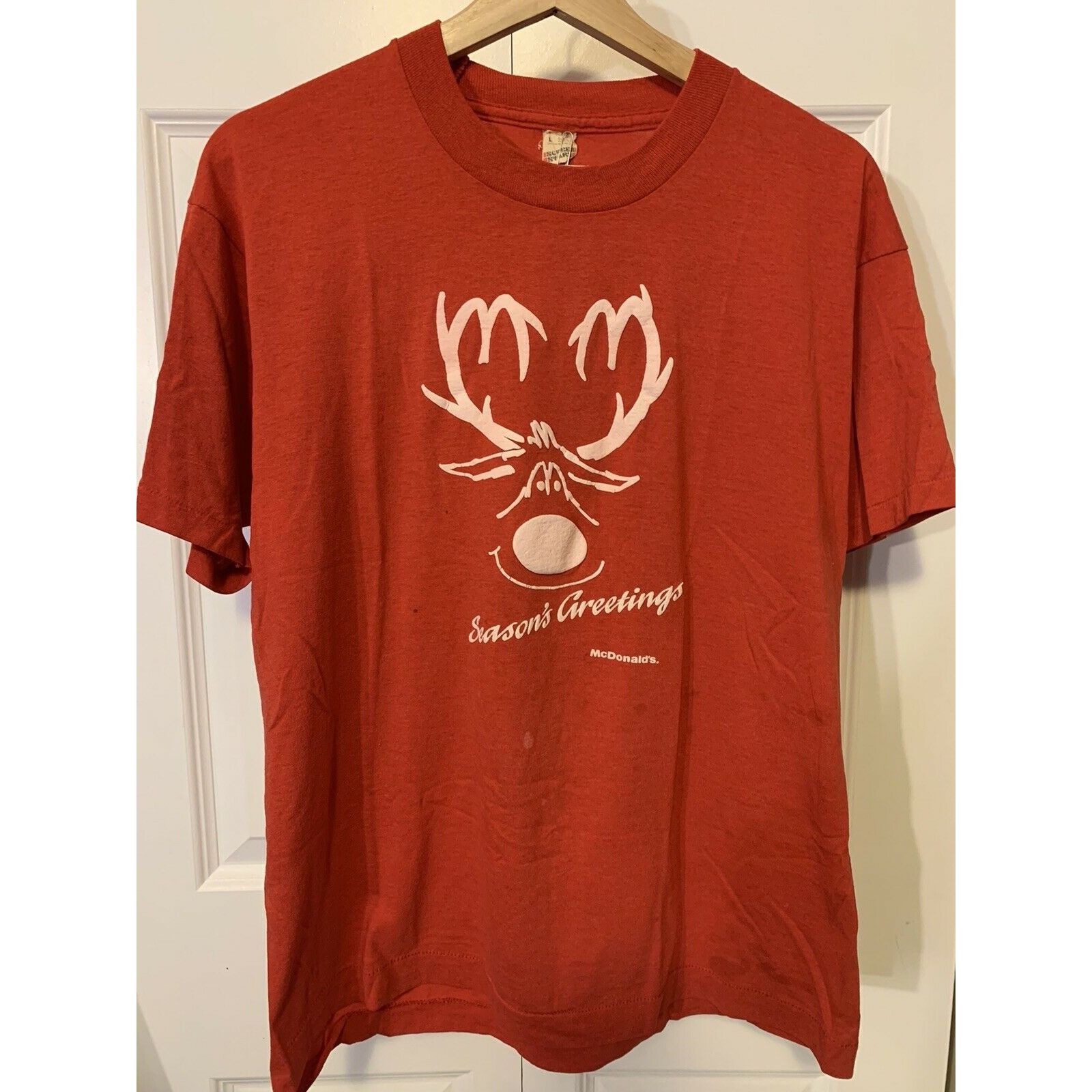 Other Vintage Mcdonald's Seasons Greetings Men’s Sz L T Shirt Sc Size US L / EU 52-54 / 3 - 4 Thumbnail