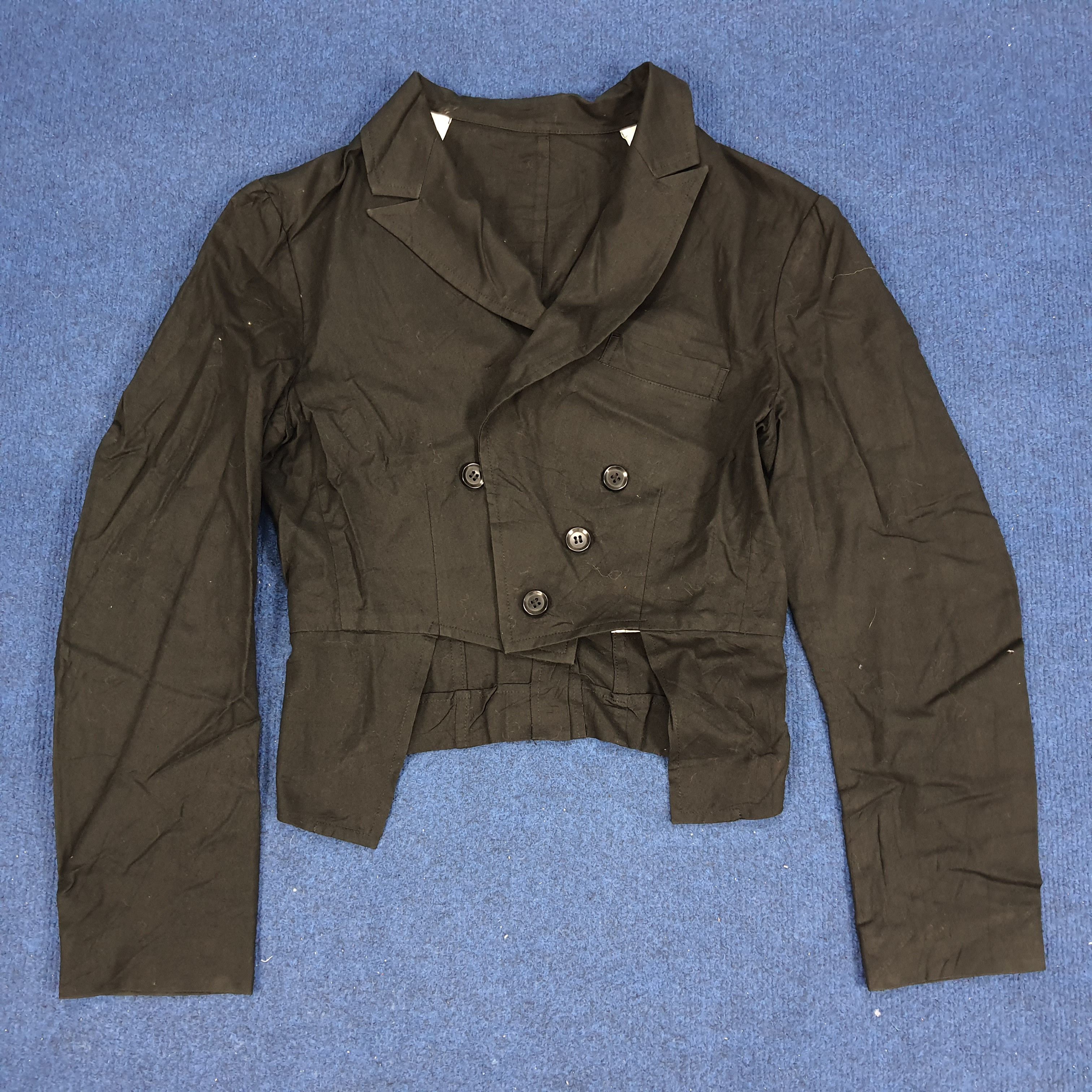 Japanese Brand × Vintage × Y's Vintage Y's Yohji Yamamoto Japanese Brand Crop Top Jacket Size XXS / US 00 / IT 34 - 1 Thumbnail
