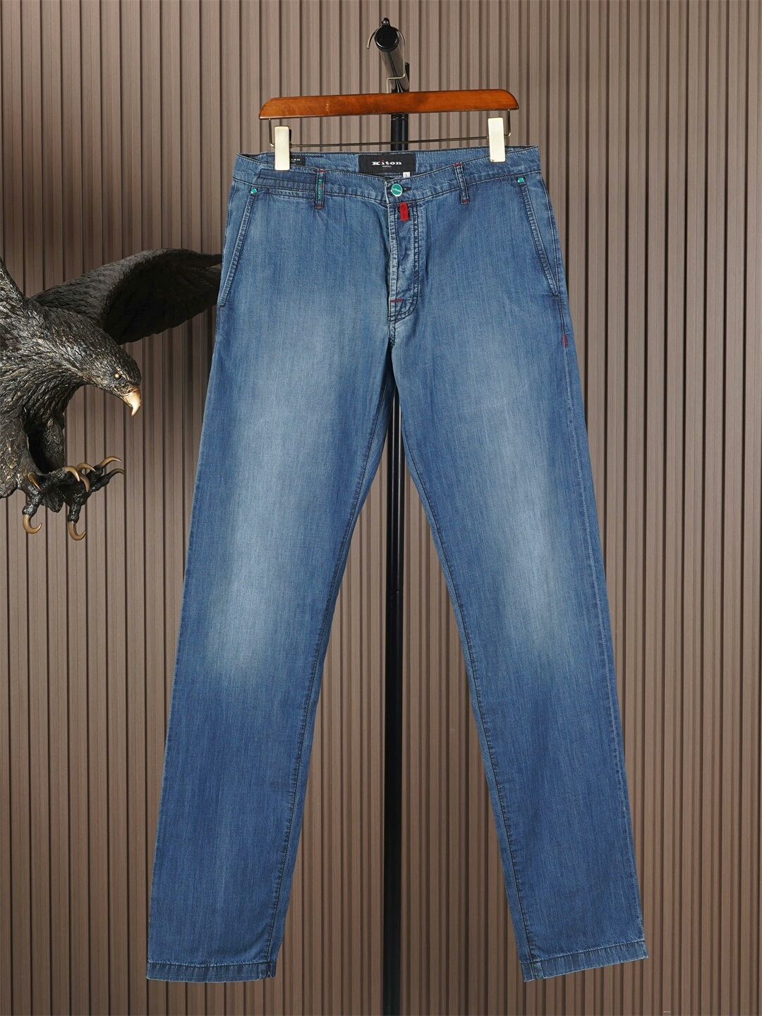 Kiton Kiton Lightweight Denim Jeans in Blue Size US 30 / EU 46 - 1 Thumbnail