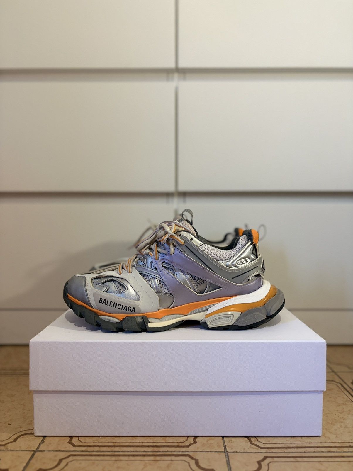 Balenciaga Balenciaga Track (Orange, Grey, Purple) Size US 6 / EU 39 - 1 Thumbnail