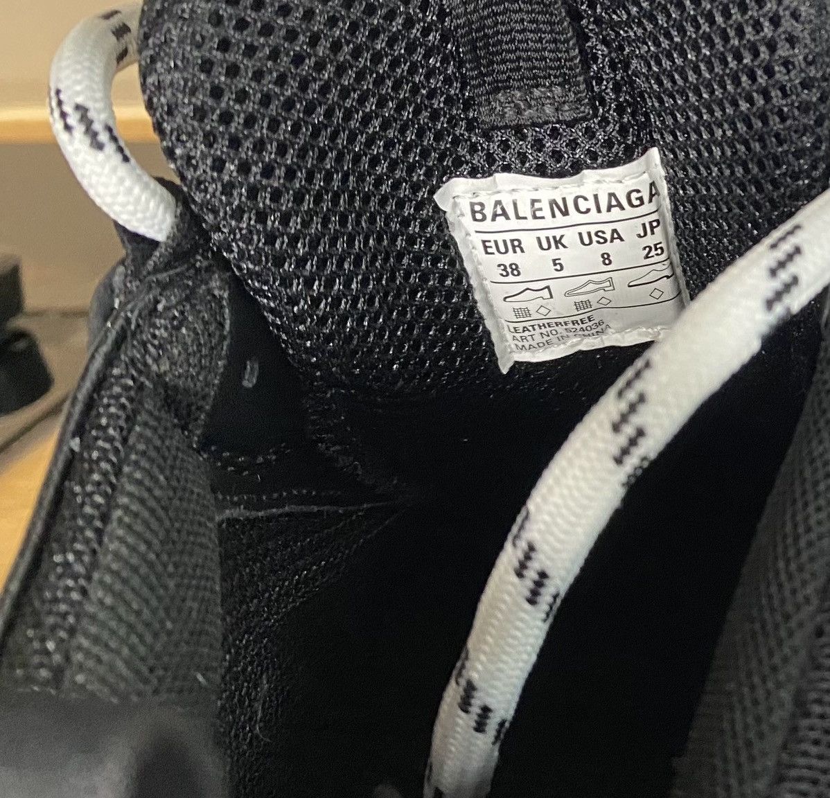Balenciaga Balenciaga Triple S Black Size US 8 / IT 38 - 8 Thumbnail