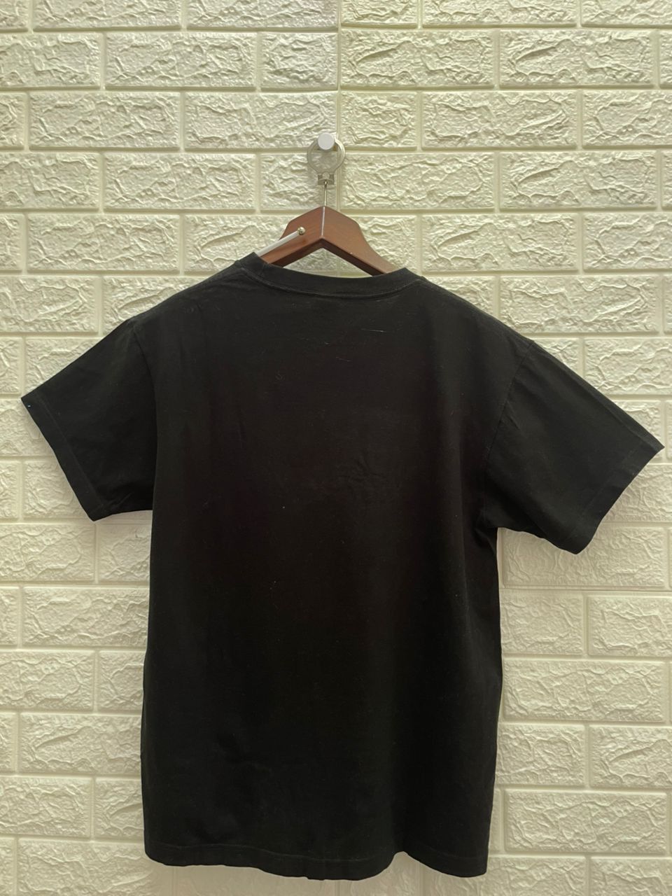 Vintage B29-03 VINTAGE ANIME LADY GIRL black shirt Size US L / EU 52-54 / 3 - 5 Thumbnail
