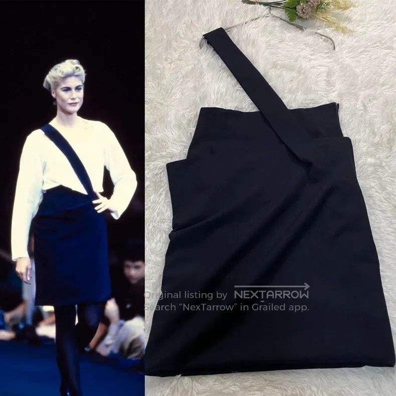 Comme des Garcons Comme des Garcons One-shoulder suspender skirt Size S / US 4 / IT 40 - 1 Thumbnail
