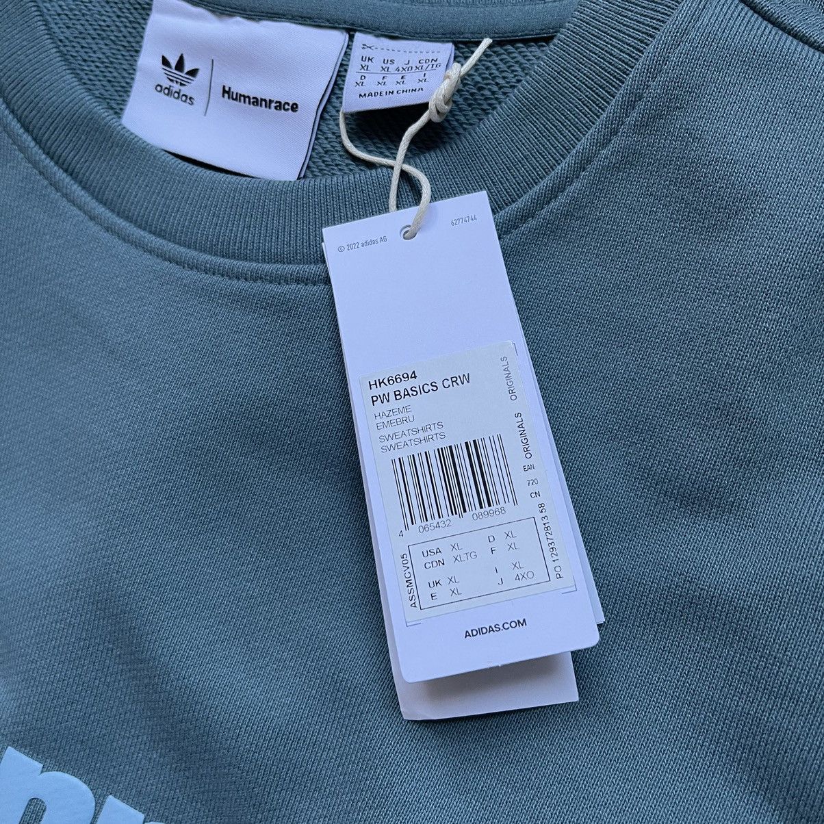 Adidas × Pharrell ADIDAS x PHARRELL WILLIAMS BASICS CREW SWEATSHIRT SIZE “XL” Size US XL / EU 56 / 4 - 6 Thumbnail