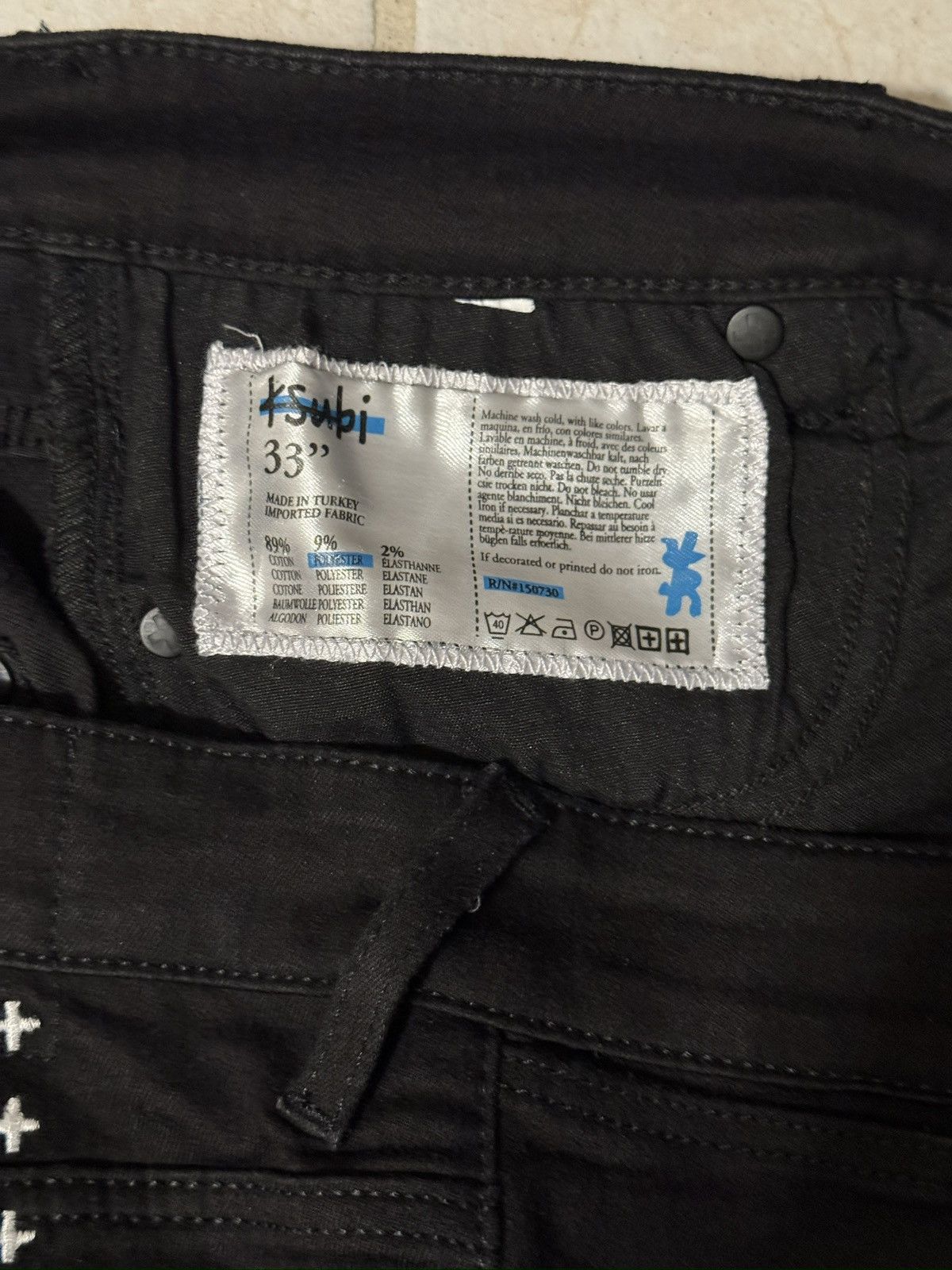 Ksubi Ksubi Black Rebel Van Winkle Jeans Size US 33 - 5 Thumbnail