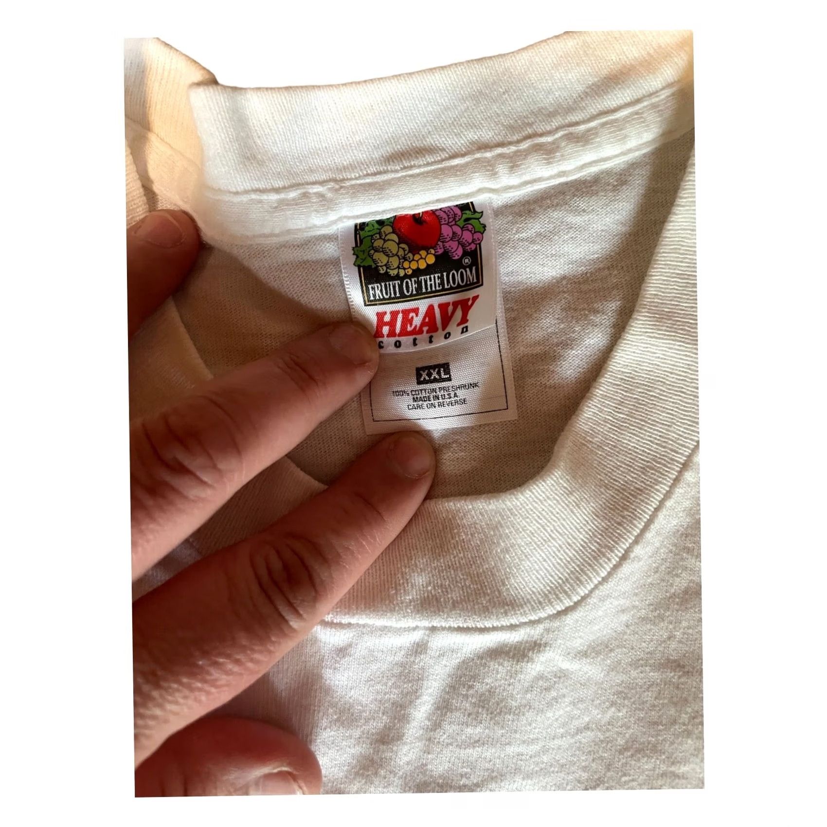 Vintage VTG Men’s Exchange America’s Servic Club T-Shirt Short Sleeve White Tee Sz 2XL Mens T-Shirt USA 1990s Size US XXL / EU 58 / 5 - 5 Thumbnail