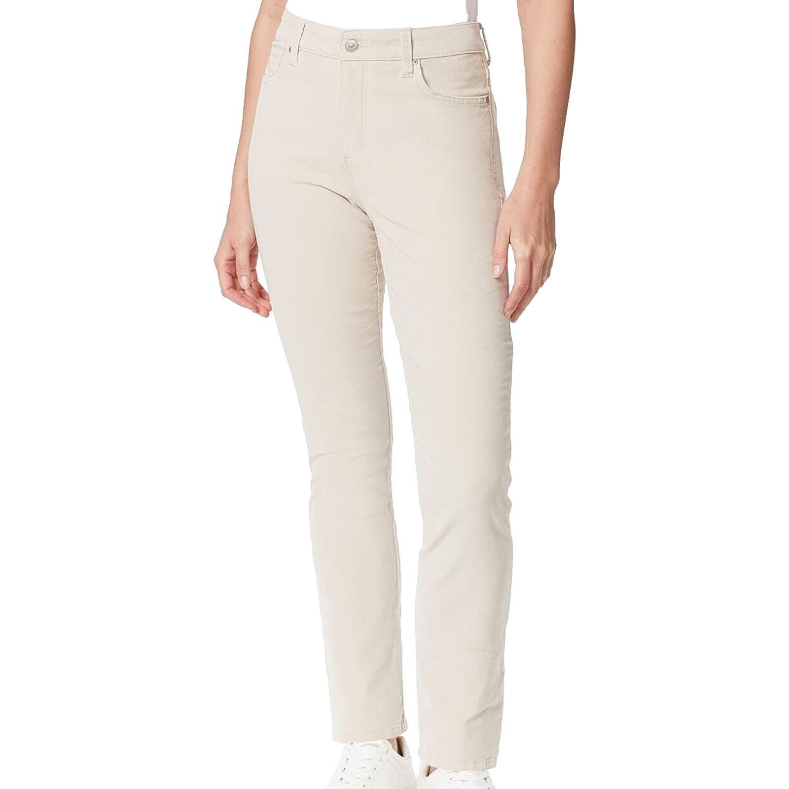 Gloria Vanderbilt Gloria Vanderbilt Amanda Corduroy Slim High Rise Pant Sz 12 Size 34" / US 12 / IT 48 - 1 Thumbnail