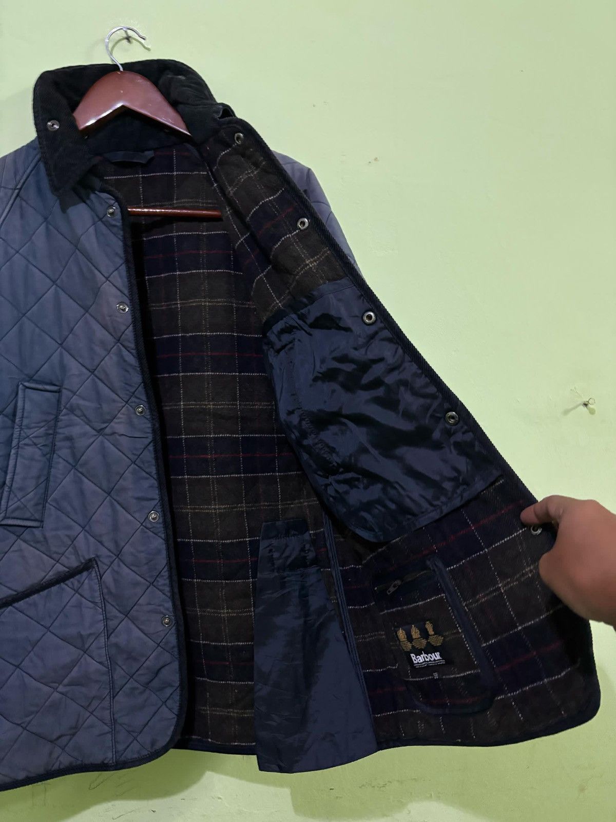 Barbour VTG Barbour Bedale Quilted Wax Jacket Four Pocket Design Size US S / EU 44-46 / 1 - 5 Thumbnail