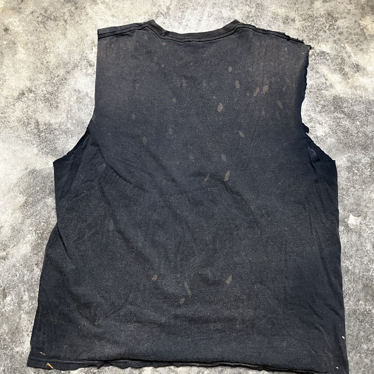 Vintage vintage y2k iron maiden painter cut off tank top Size US XL / EU 56 / 4 - 5 Thumbnail