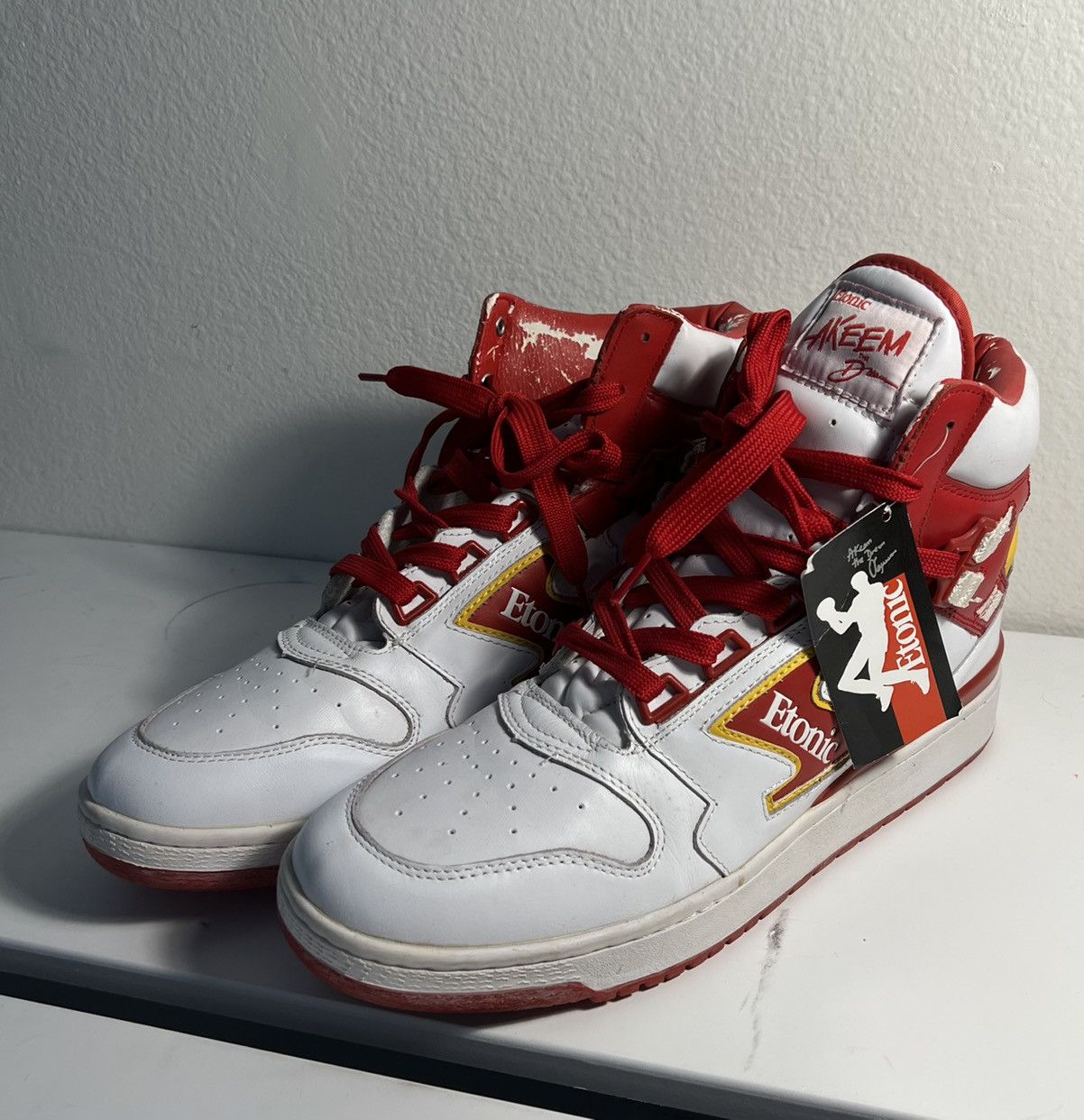 Etonic 1985 Etonic Akeem the Dream Olajuwon Sneaker Size US 12 / EU 45 - 1 Thumbnail