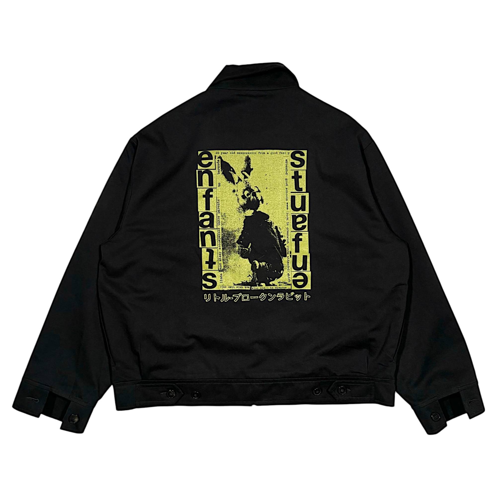 Enfants Riches Deprimes Bunny Mechanic Work Jacket Japanese Cotton Zip Up Size US M / EU 48-50 / 2 - 2 Thumbnail