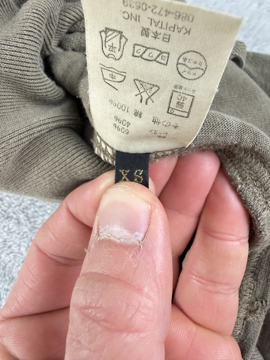 Kapital Kapital Denim Fabric Men's Sz 0/XS Sarouel Nouvelle Pants Size US 26 / EU 42 - 8 Thumbnail