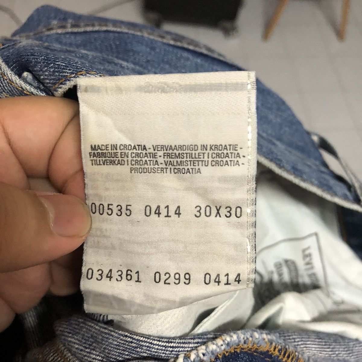 Levi's Levis 535 Blue Denim jeans Pants #A2600 Size US 30 / EU 46 - 20 Thumbnail
