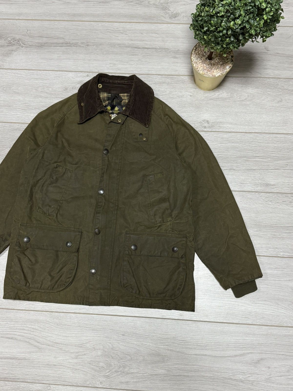 Barbour Barbour Bedale waxed zip jacket coat Size US S / EU 44-46 / 1 - 1 Thumbnail