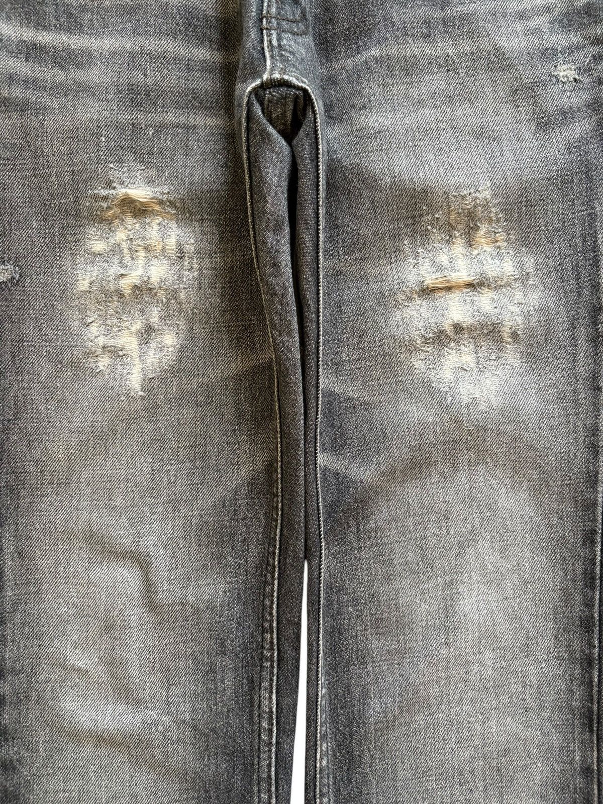 Japanese Brand Vintage Japanese Brand Button Fly Faded Distressed Jeans Size US 30 / EU 46 - 5 Thumbnail