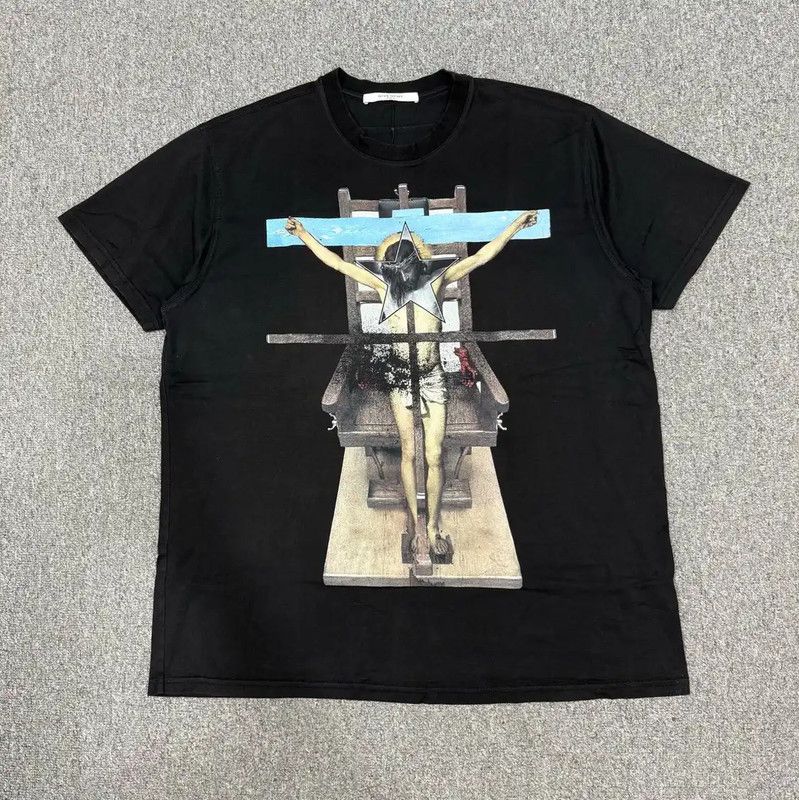 Givenchy Givenchy Black Cotton Men's T-Shirt 0089 Size US M / EU 48-50 / 2 - 1 Thumbnail