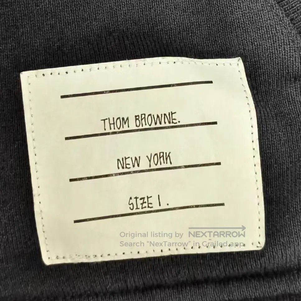 Thom Browne Thom Browne Navy Blue Fake Two-Piece Design Hooded Jacket| Size US S / EU 44-46 / 1 - 5 Thumbnail