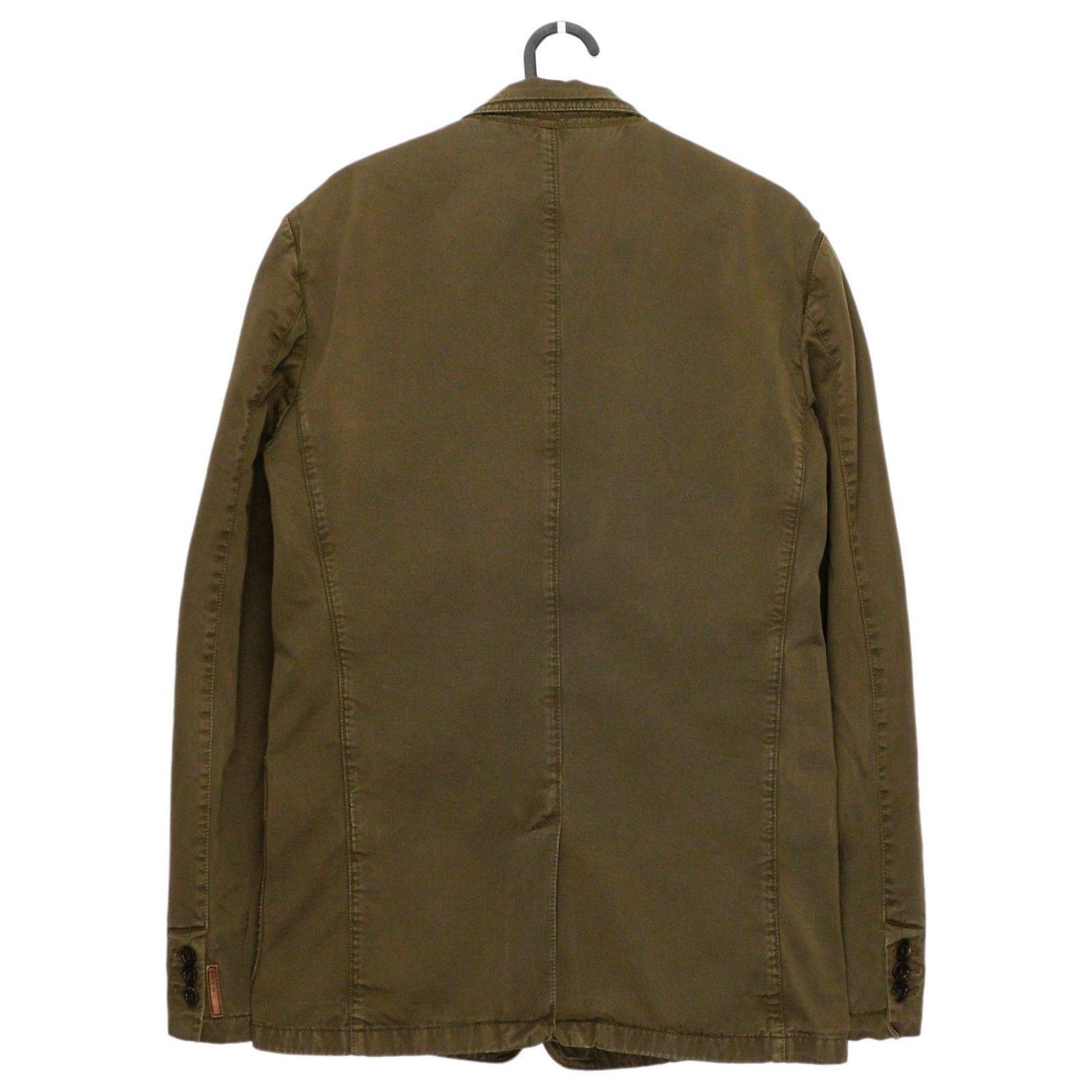 Prada Prada Linea Rossa SS06 Tab Logo Khaki Twill Work Jacket Size US M / EU 48-50 / 2 - 2 Thumbnail