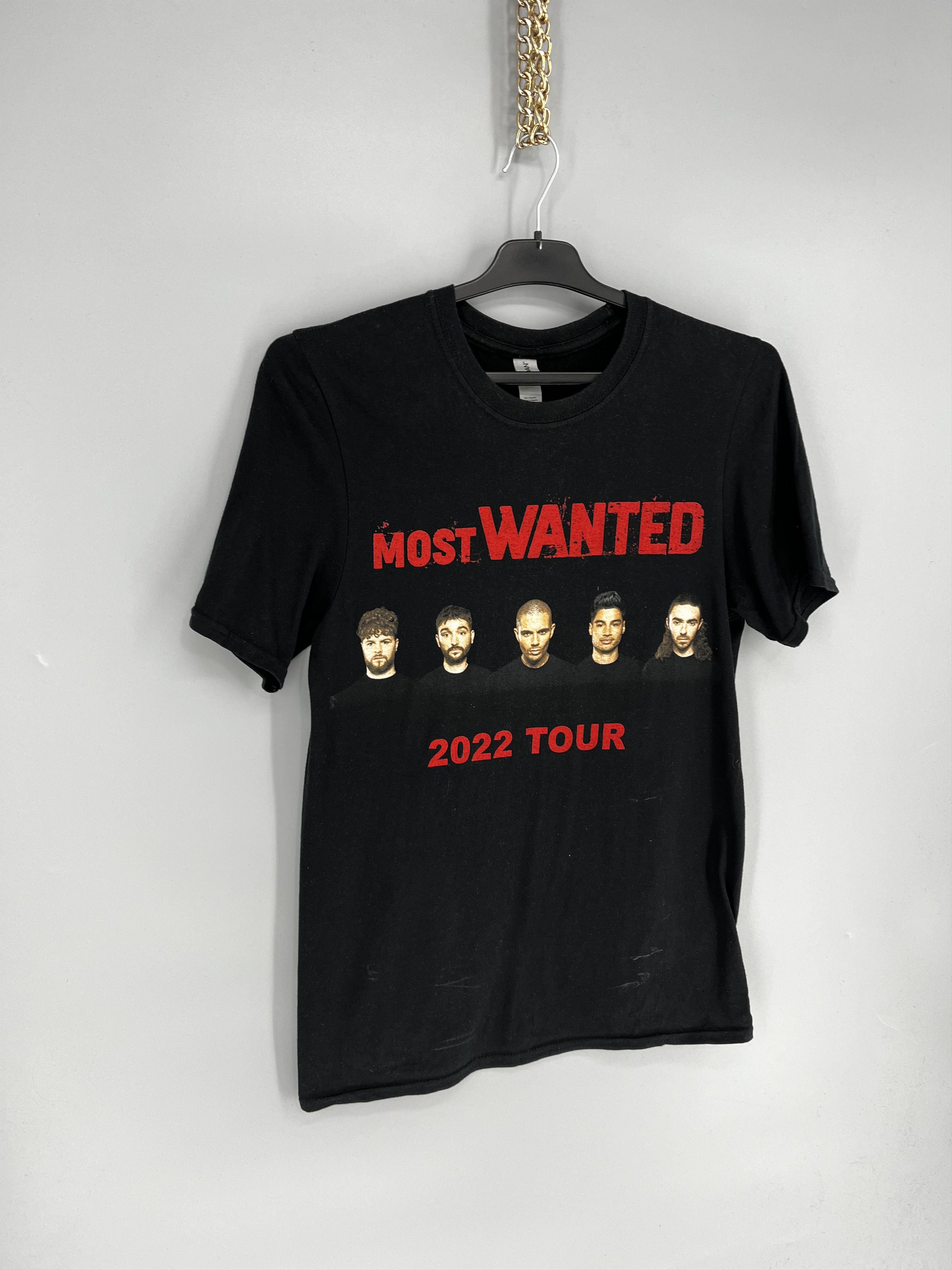 Band Tees Most Wanted Boy Band USA Summer Tour 22 Shirt Size US S / EU 44-46 / 1 - 2 Thumbnail