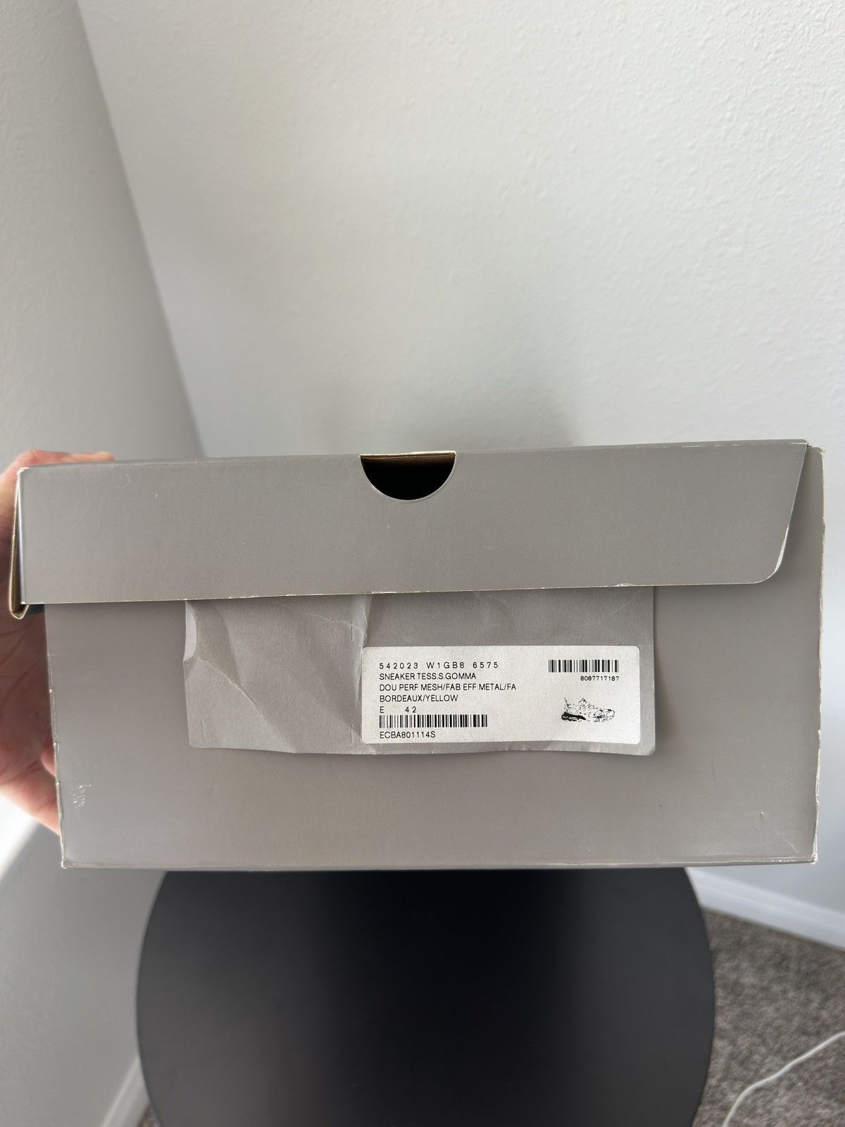 Balenciaga Balenciaga Track 1 Bordeaux/Red/Yellow Size US 9 / EU 42 - 13 Thumbnail