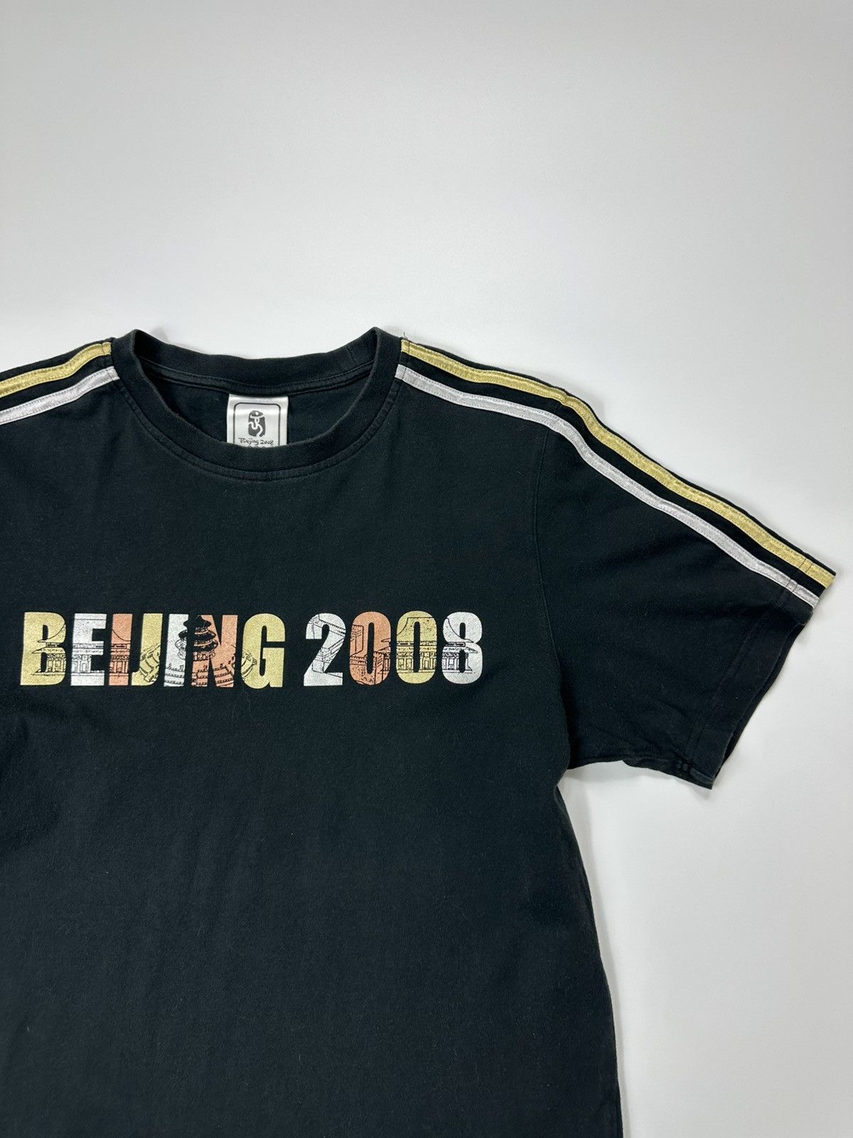 Adidas Adidas Beijing 2008 T-shirt Olympic Size US L / EU 52-54 / 3 - 6 Thumbnail