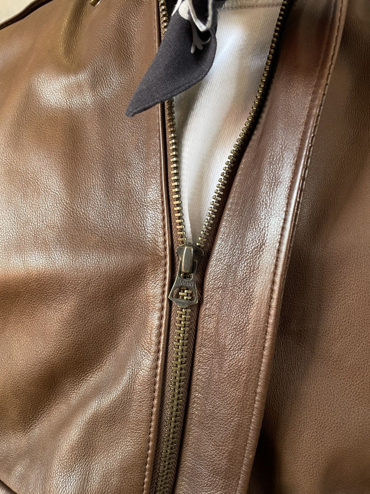 Polo Ralph Lauren Polo Ralph Lauren A-2 Flight Leather Jacket Size US M / EU 48-50 / 2 - 7 Thumbnail