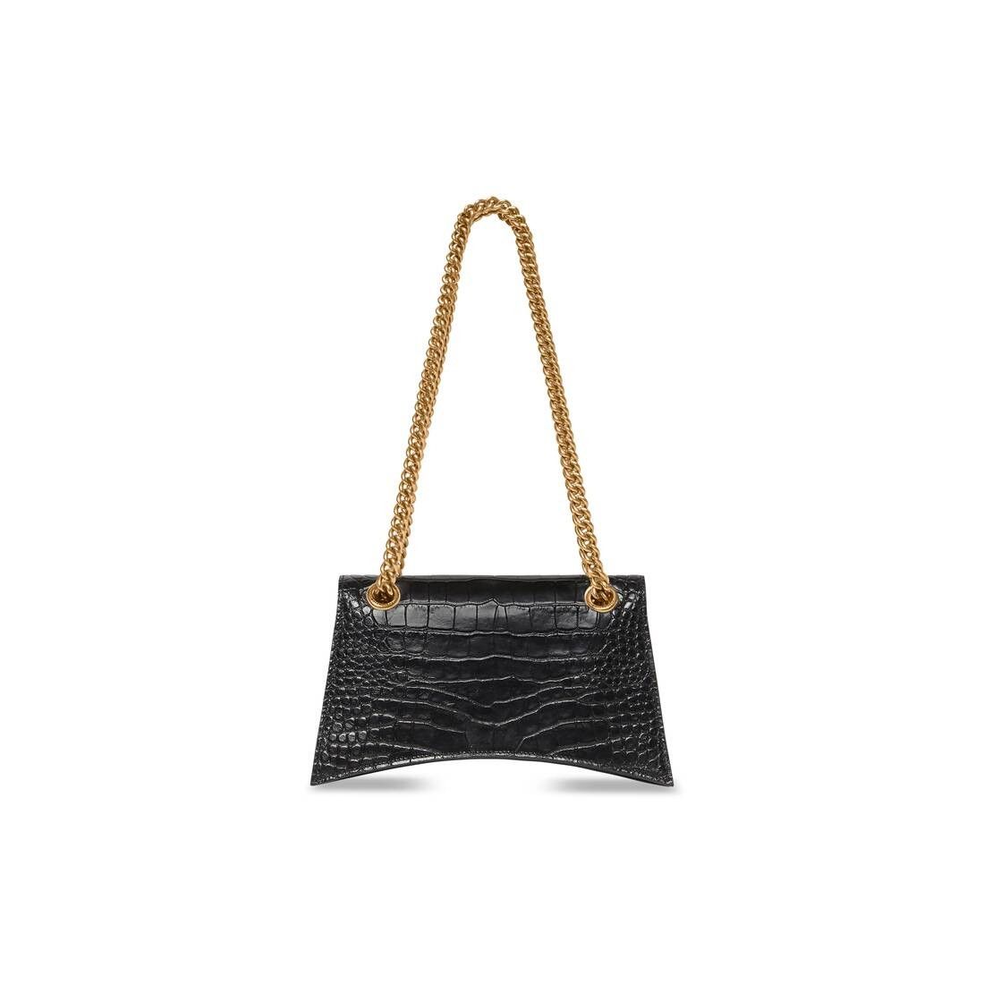 Balenciaga o1mt1gz0325 Size: OS / Crush Small Chain Bag Crocodile Size ONE SIZE - 5 Thumbnail