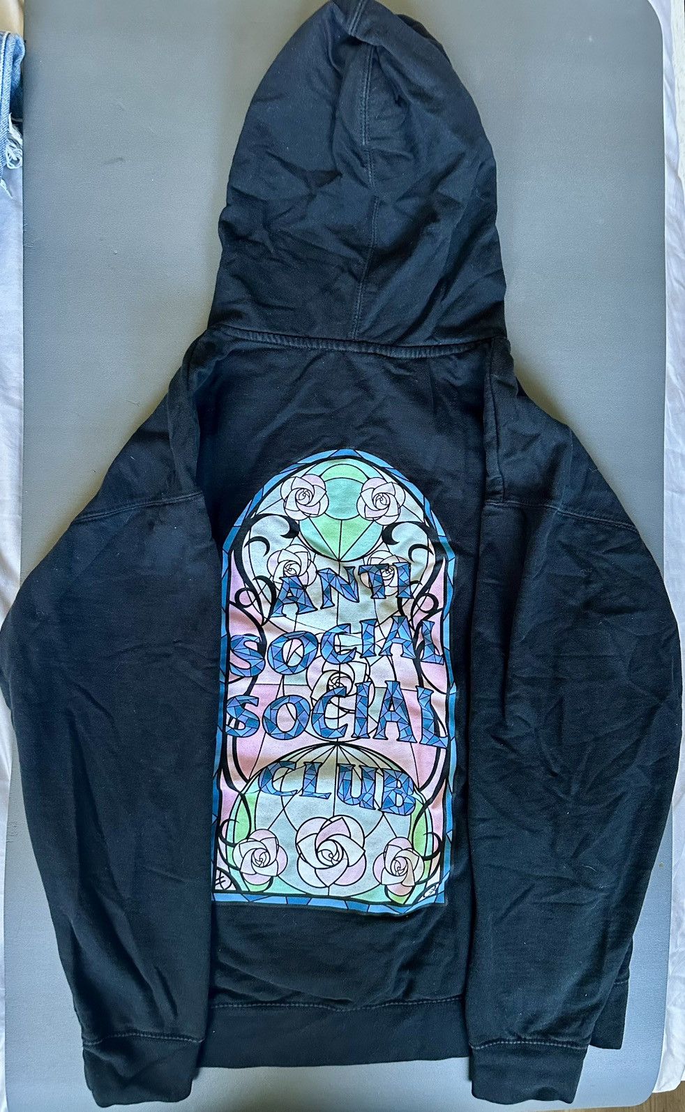 Anti Social Social Club ASSC Hoodie “Love Stain” sz L Size US L / EU 52-54 / 3 - 2 Thumbnail