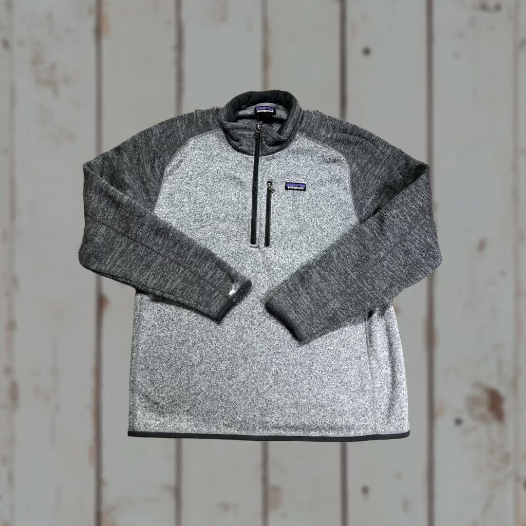 Patagonia Patagonia Sweatshirt Mens XL Gray 1/4 Zip Fleece Pullover Chest Pocket Logo Mock Neck Long Sleeve Zip Pullover Mens XL Gray Patagonia Size US XL / EU 56 / 4 - 1 Thumbnail