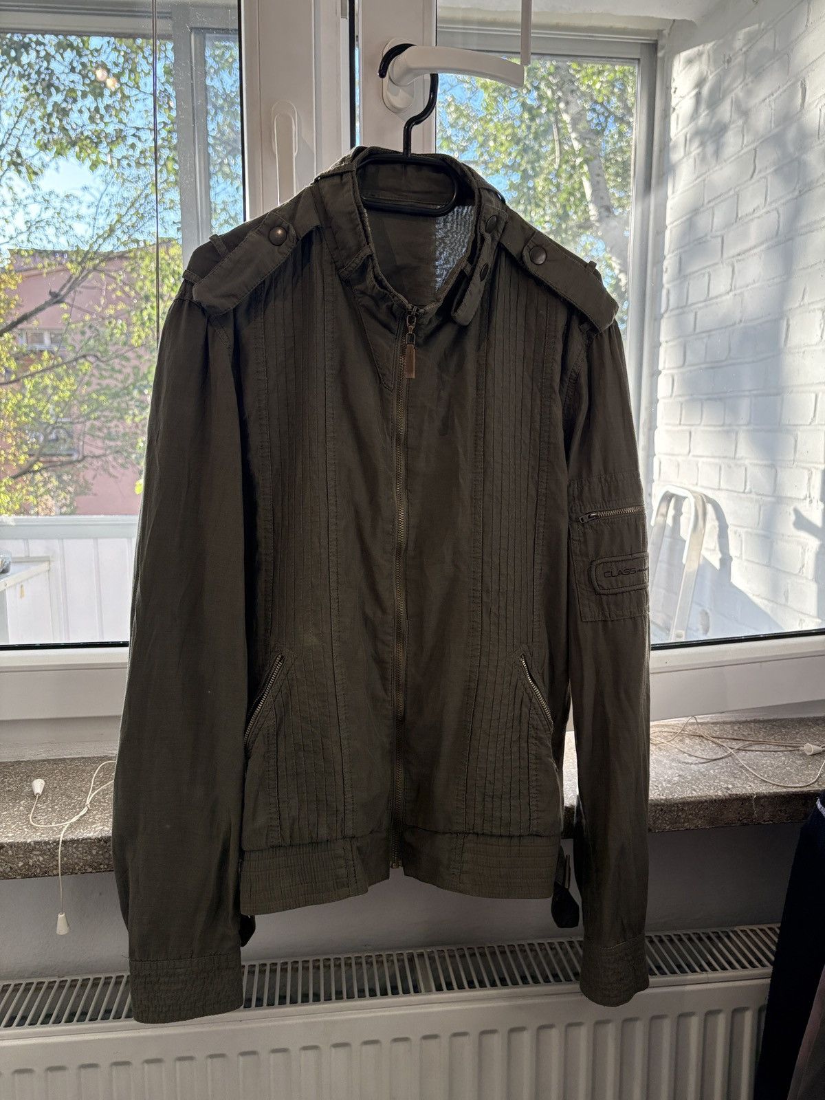 early 2000s roberto cavalli class light jacket VINTAGE