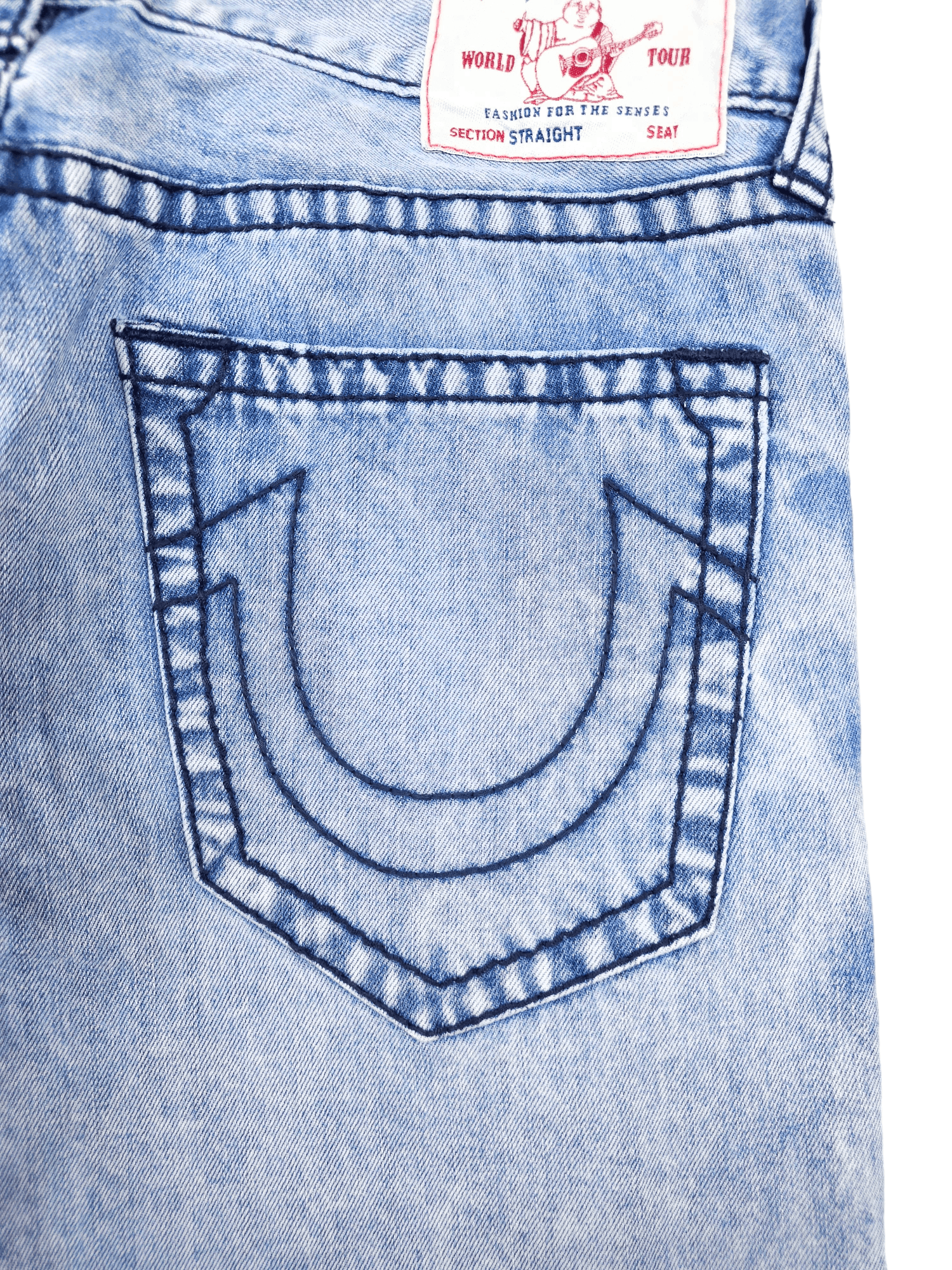 Japanese Brand × True Religion 💎 Size 36/32 True Religion Loose Washed Denim Jeans Y2K Size US 36 / EU 52 - 18 Thumbnail