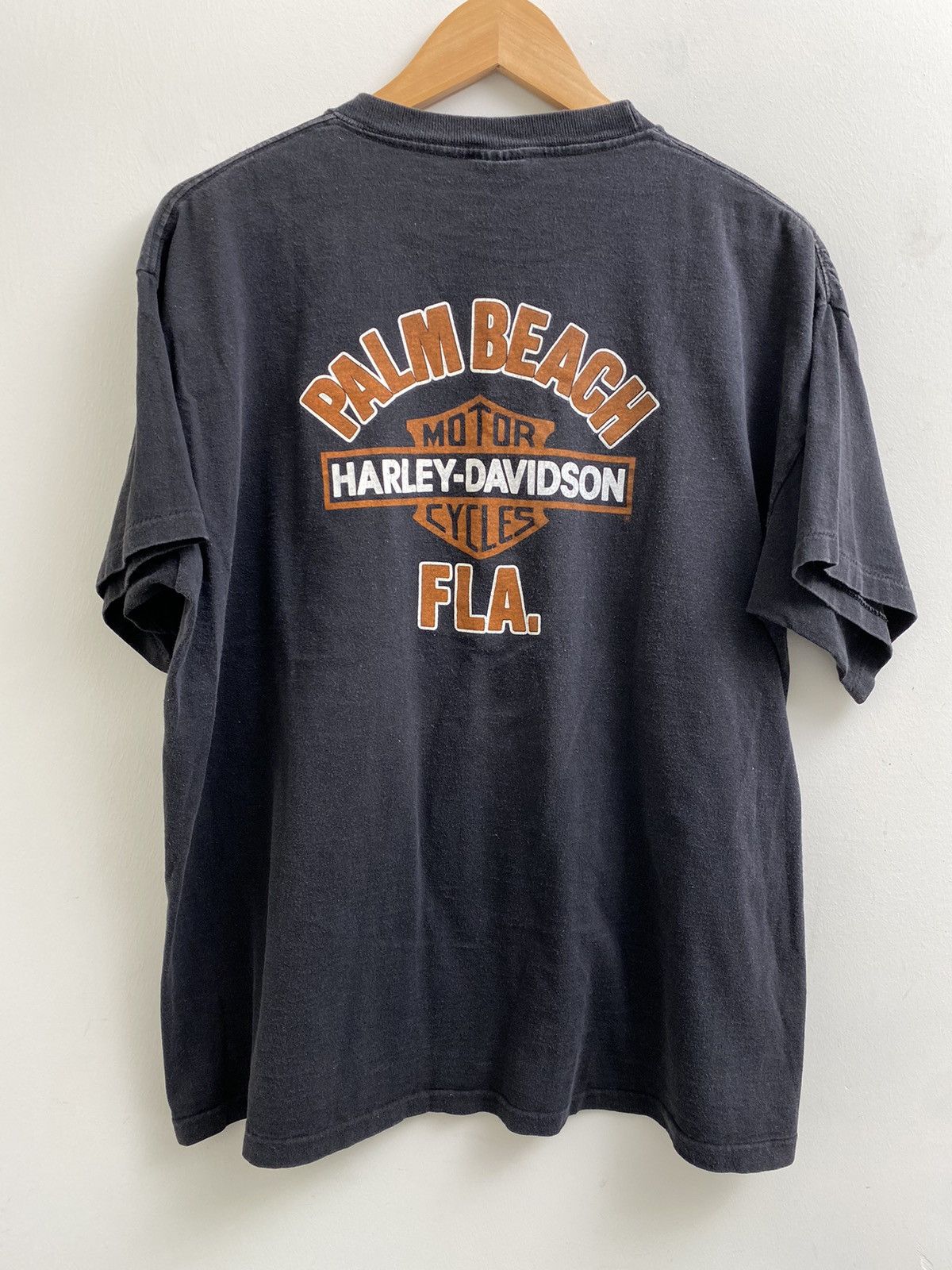Vintage vintage 80s harley davidson 3d emblem t-shirt XL | Grailed