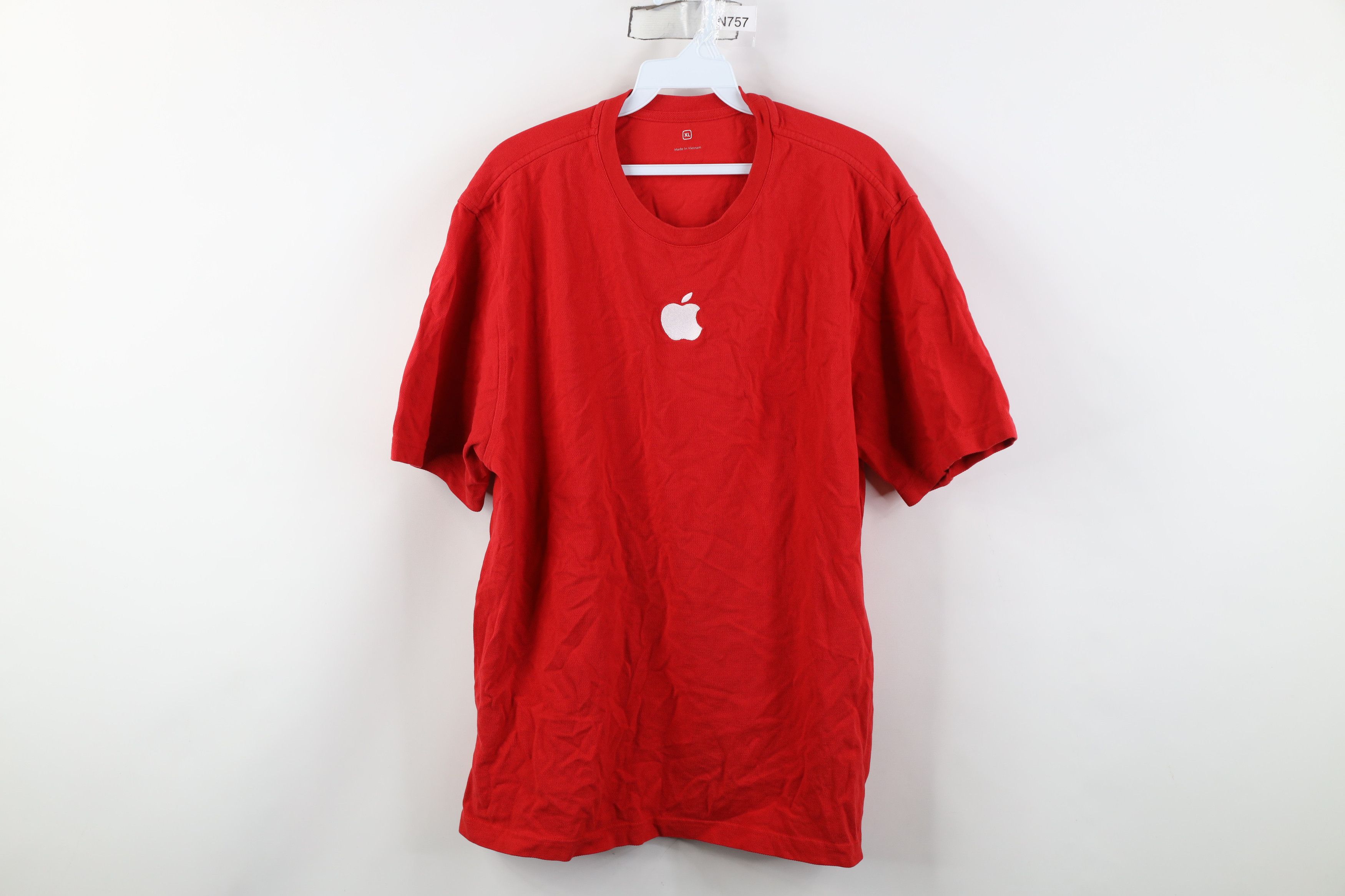 Apple Vintage Y2K Apple Company Apple Logo Thermal Knit T-Shirt Size US XL / EU 56 / 4 - 1 Thumbnail