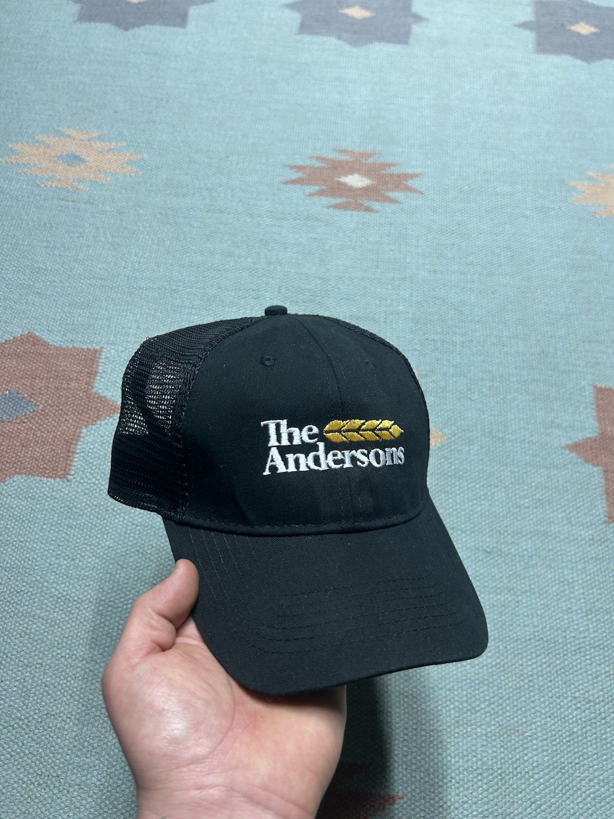 Vintage Vtg strap hat trucker The Andersons farm seed grain elevator Size ONE SIZE - 1 Thumbnail