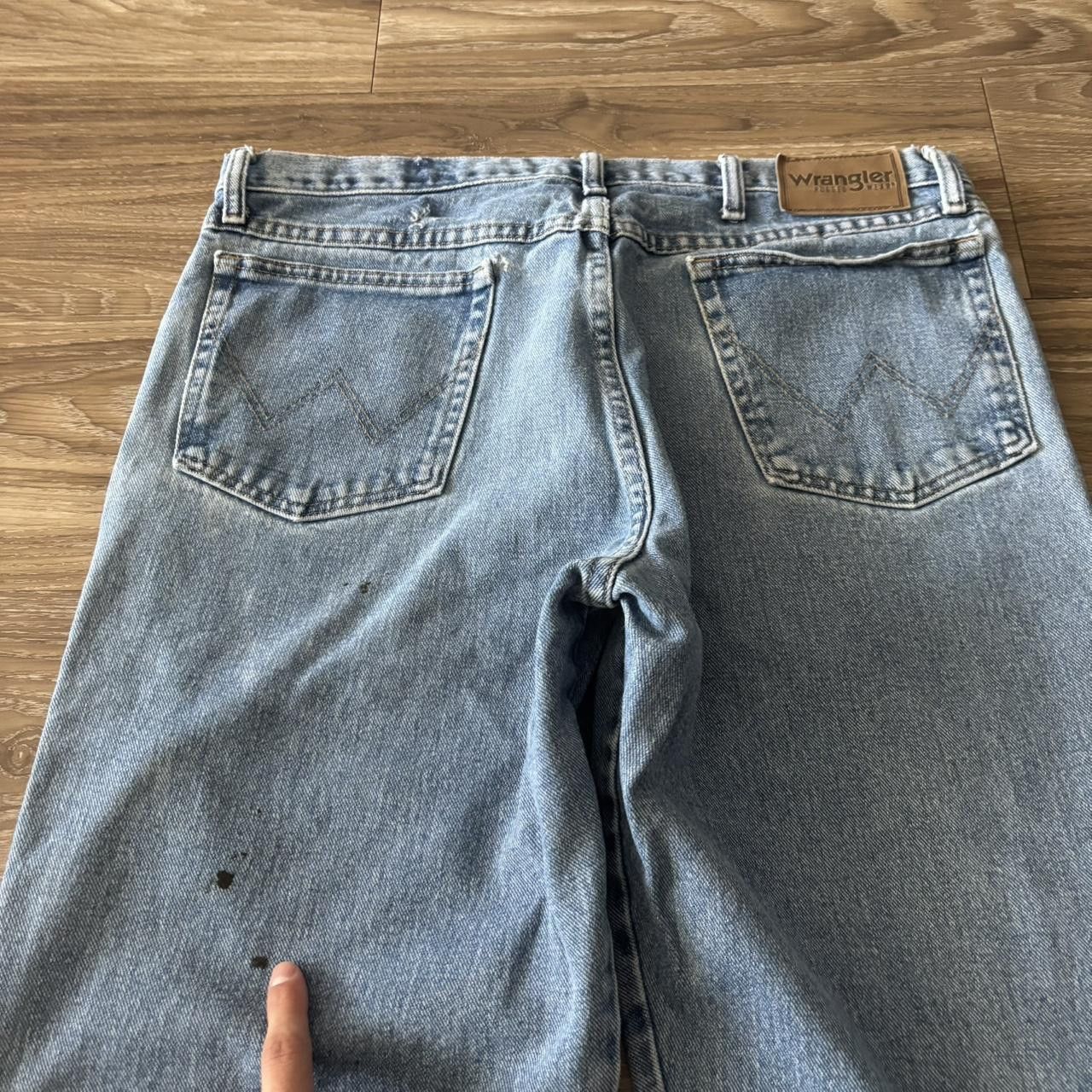Vintage Crazy Vintage Y2K/2000s Medium Wash Workwear Essential Denim Jeans! 36x30 Size US 36 / EU 52 - 7 Thumbnail
