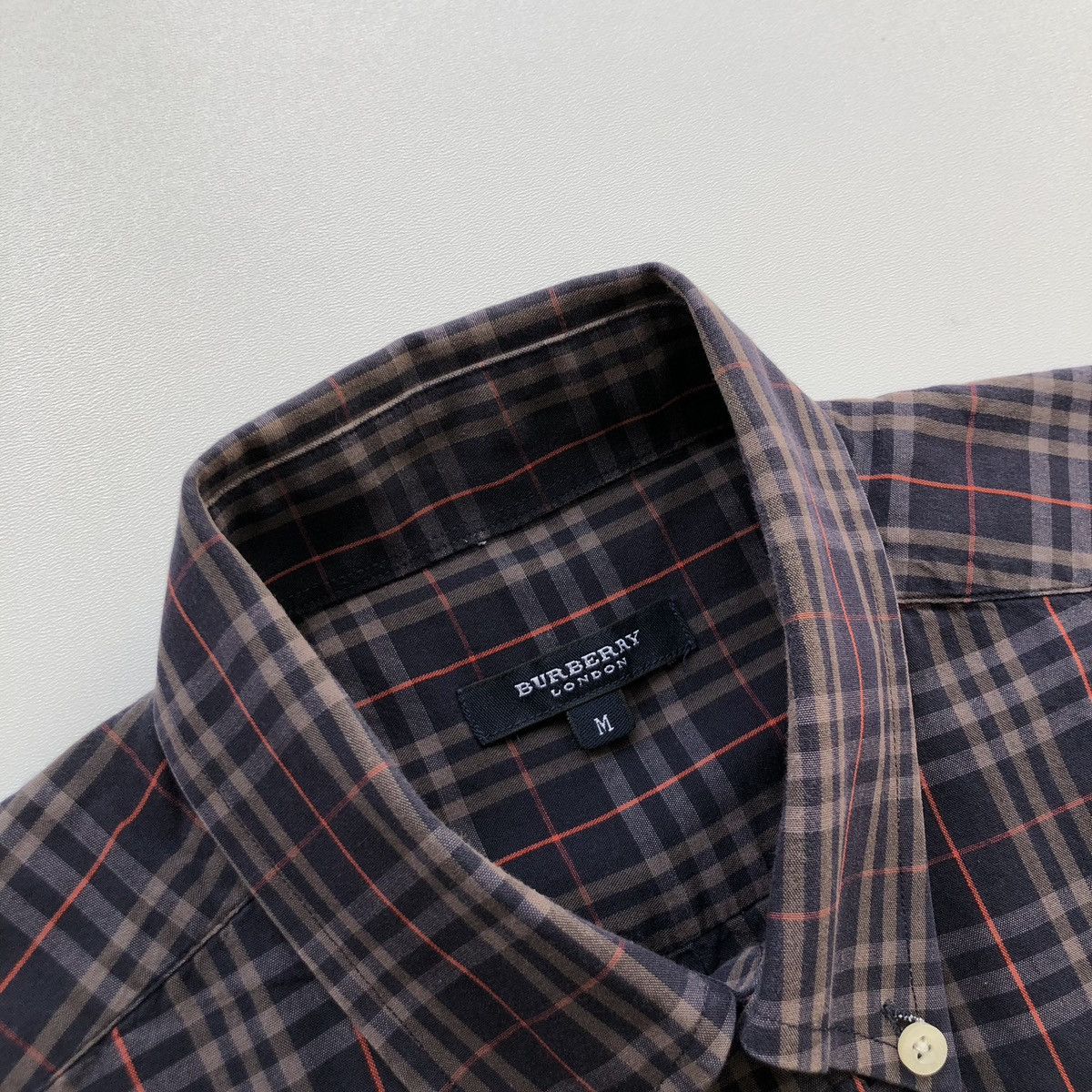 Burberry × Vintage Burberry London Vintage Nova Check Button Ups Pocket Shirt Size US M / EU 48-50 / 2 - 8 Thumbnail