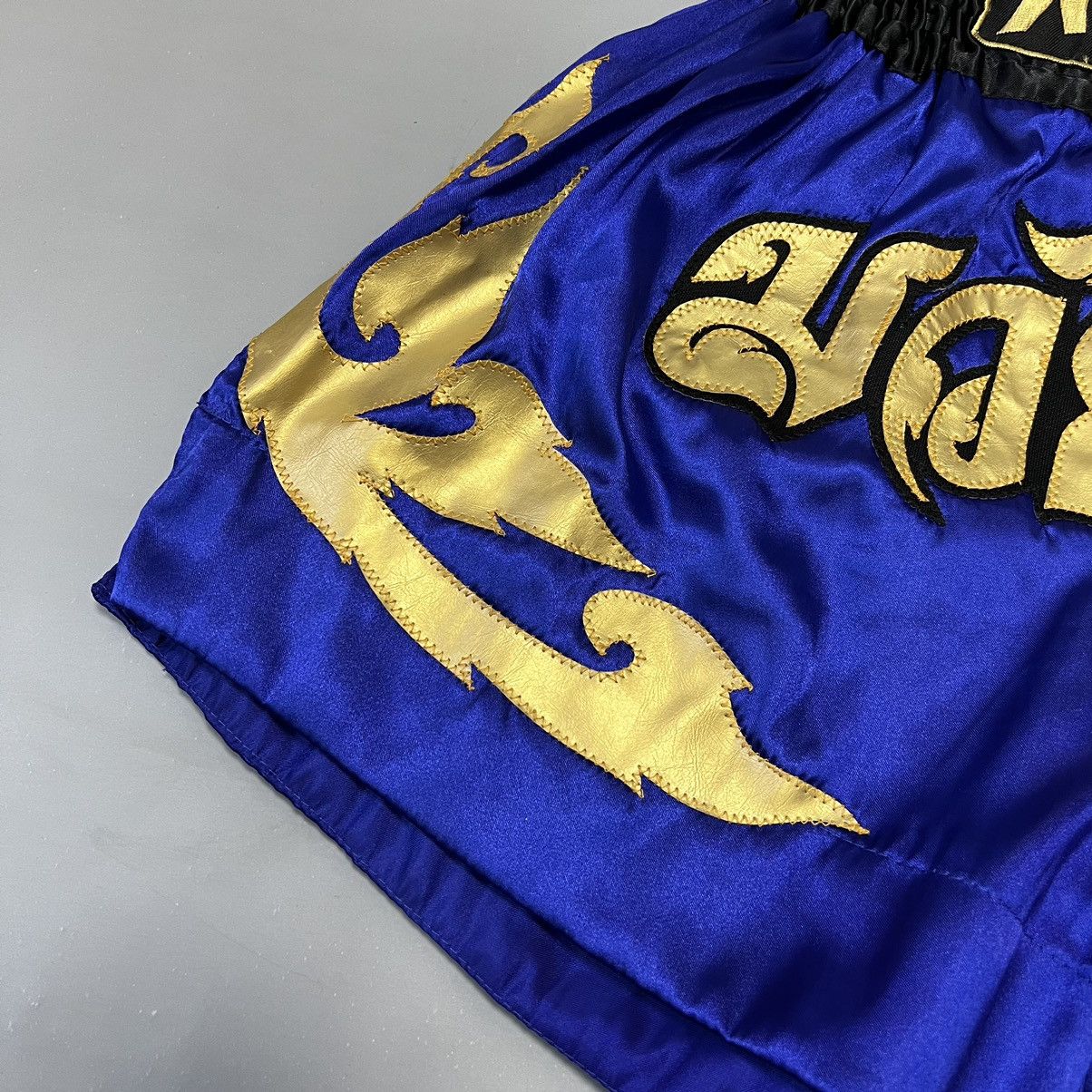 Japanese Brand × Vintage Vintage Muay Thai Shorts “Windy” Thaiboxing MMA Y2K Size US 34 / EU 50 - 6 Thumbnail