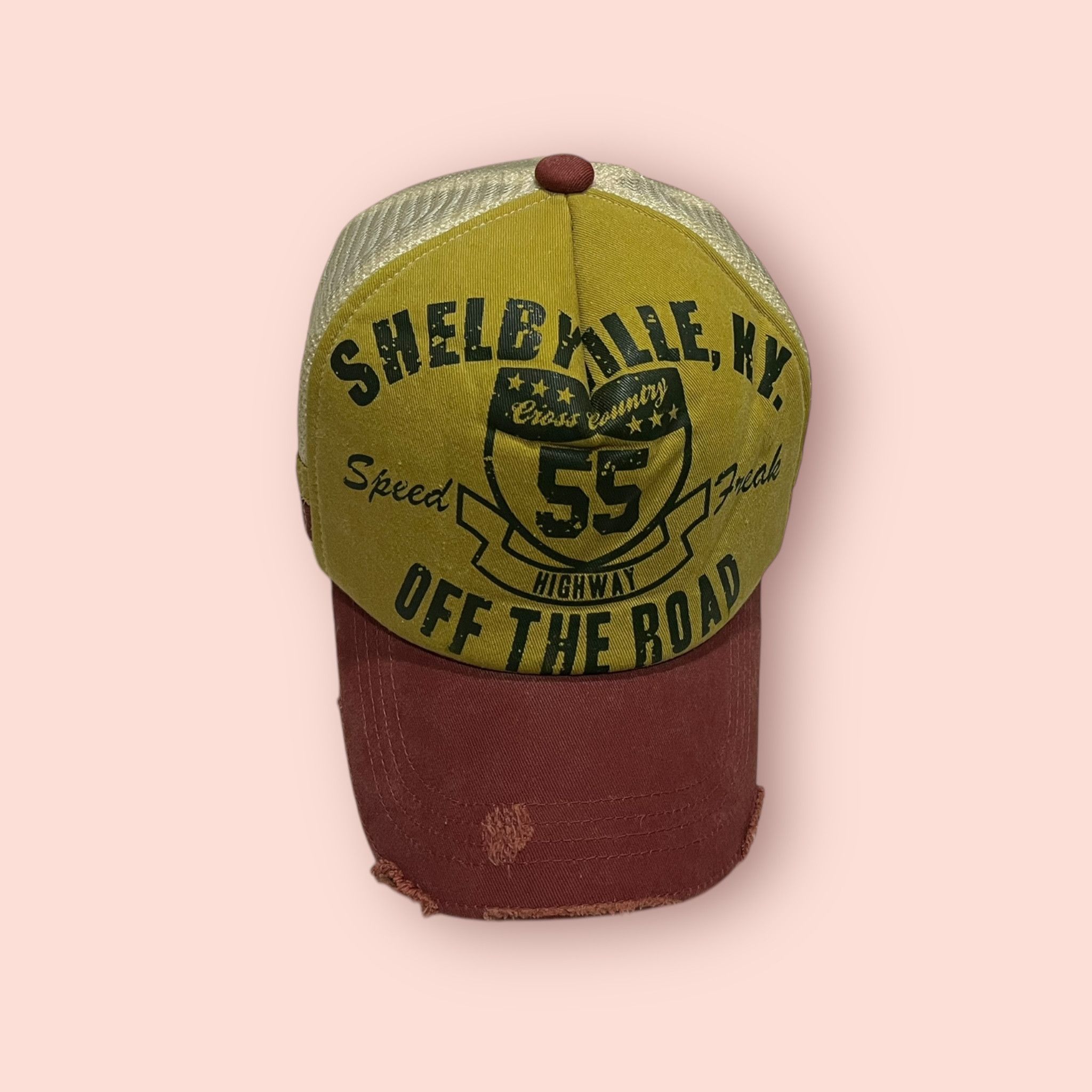 Japanese Brand × Vintage VINTAGE SPEED HIGHWAY FREAK DISTRESSED TRUCKER SNAPBACK Size ONE SIZE - 4 Thumbnail